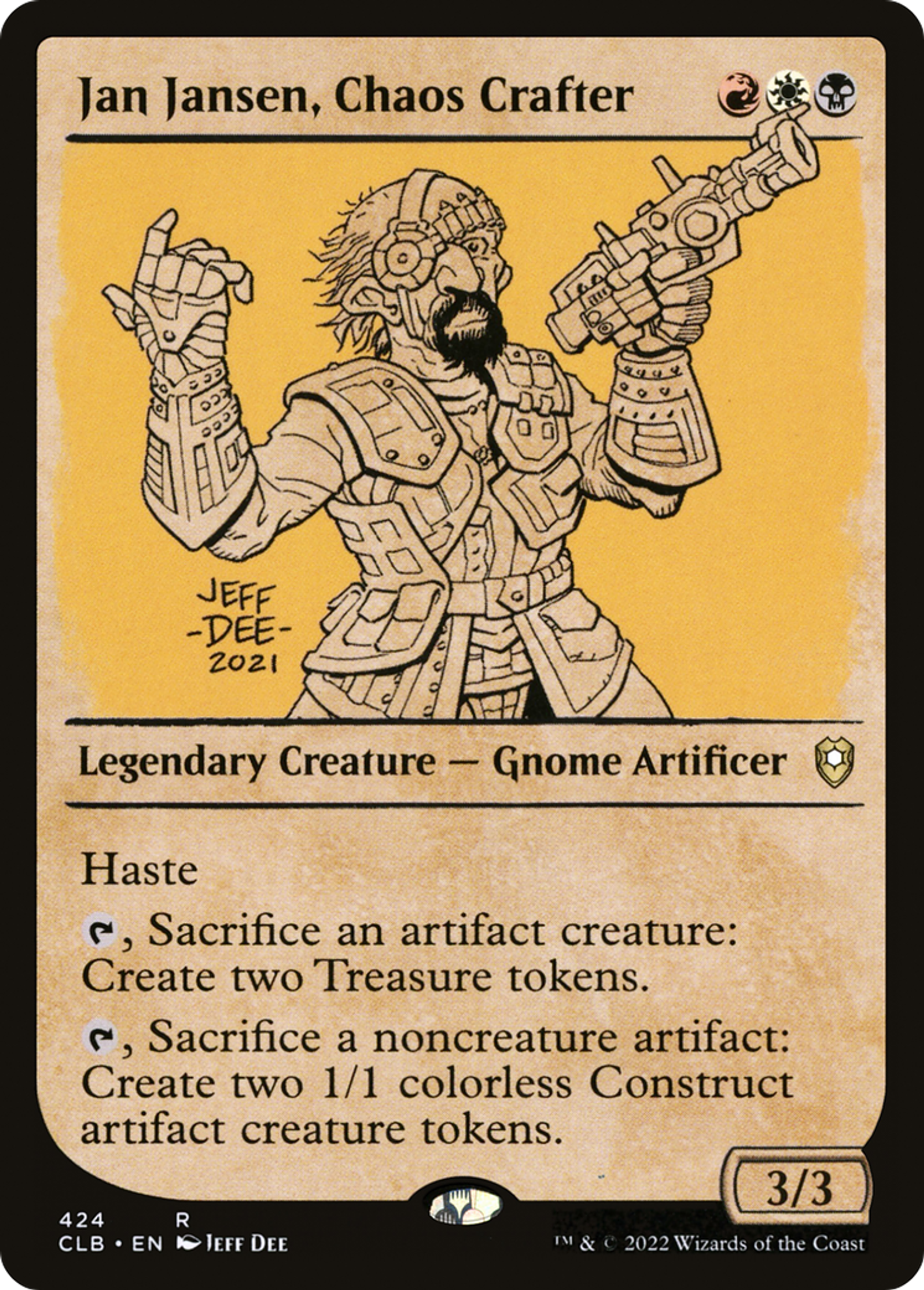 Jan Jansen, Chaos Crafter — Commander Legends: Battle for Baldur's Gate — Magic: The Gathering