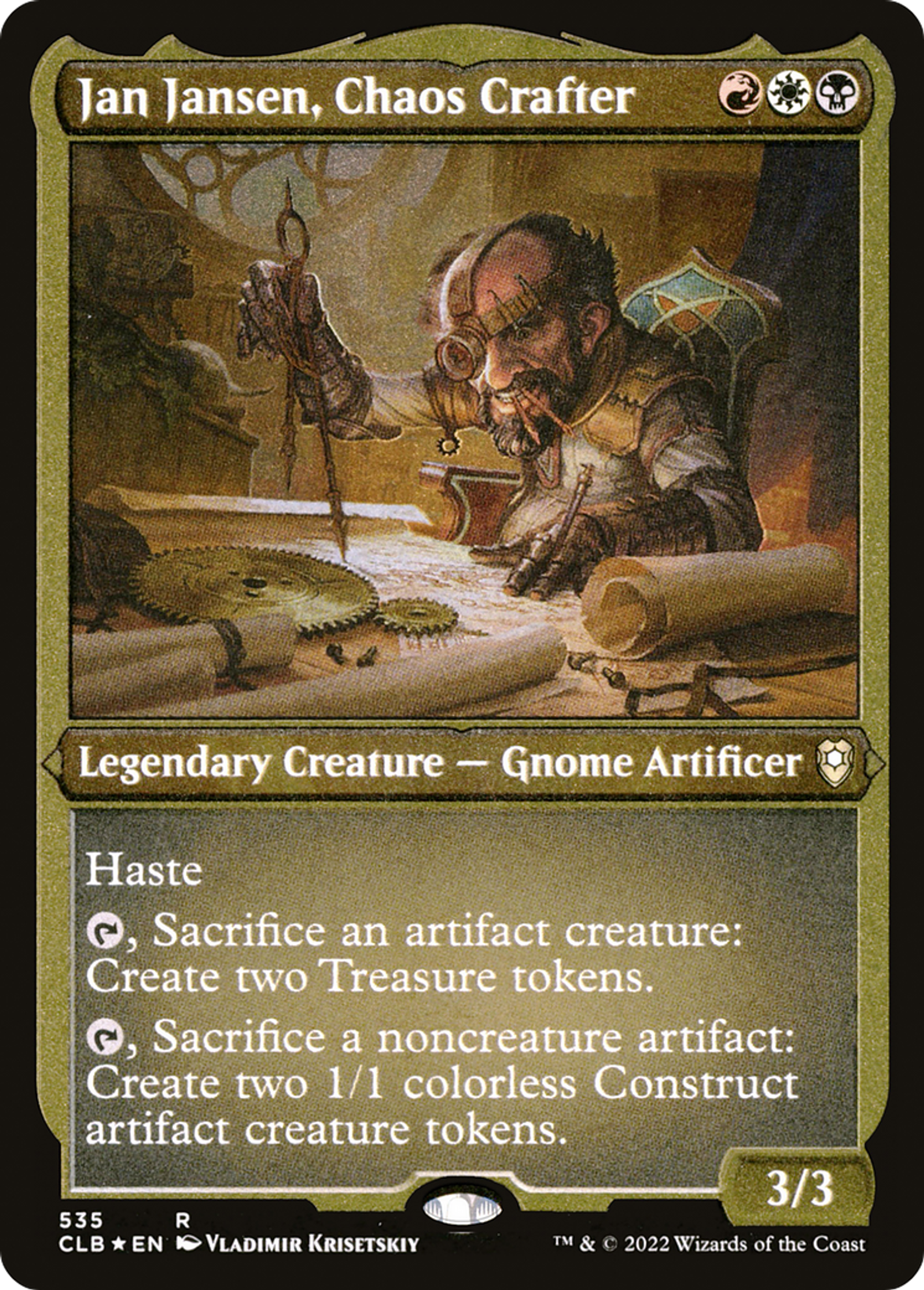 Jan Jansen, Chaos Crafter — Commander Legends: Battle for Baldur's Gate — Magic: The Gathering