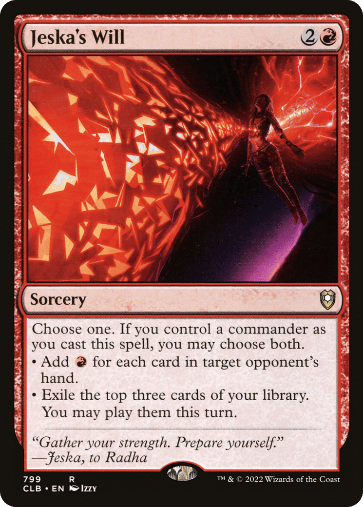 Jeska's Will — Commander Legends: Battle for Baldur's Gate — Magic: The Gathering