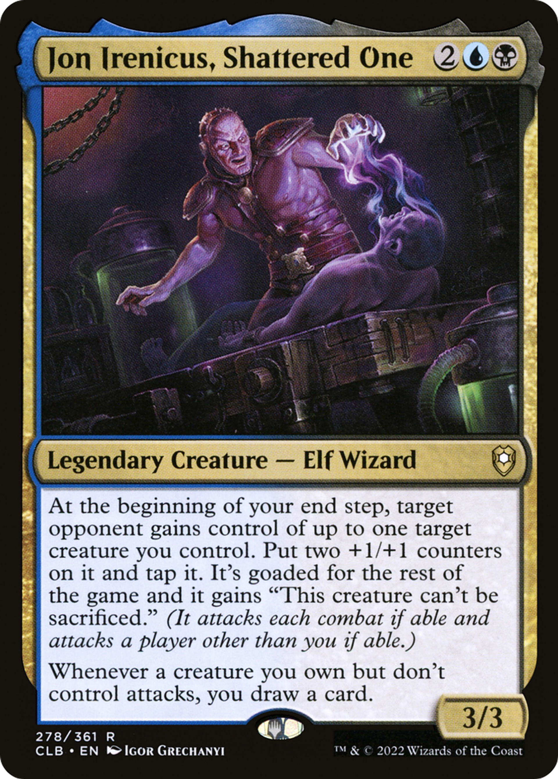 Jon Irenicus, Shattered One — Commander Legends: Battle for Baldur's Gate — Magic: The Gathering