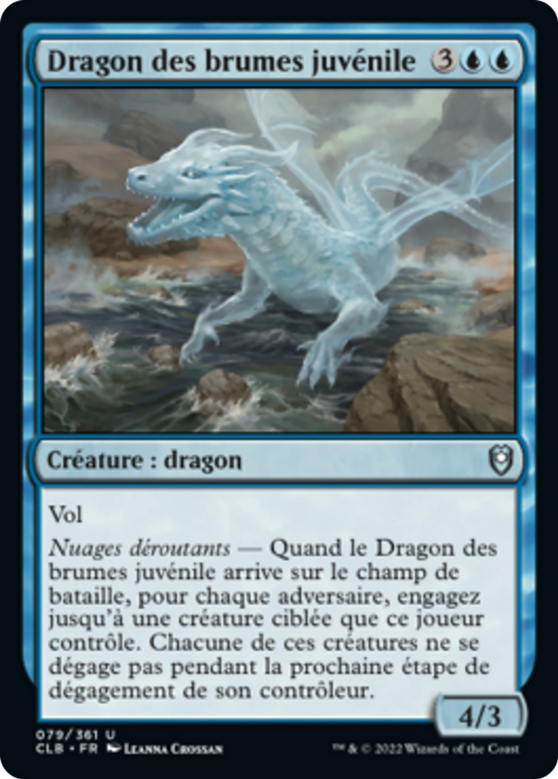 Dragon des brumes juvénile — Commander Legends: Battle for Baldur's Gate — Magic: The Gathering