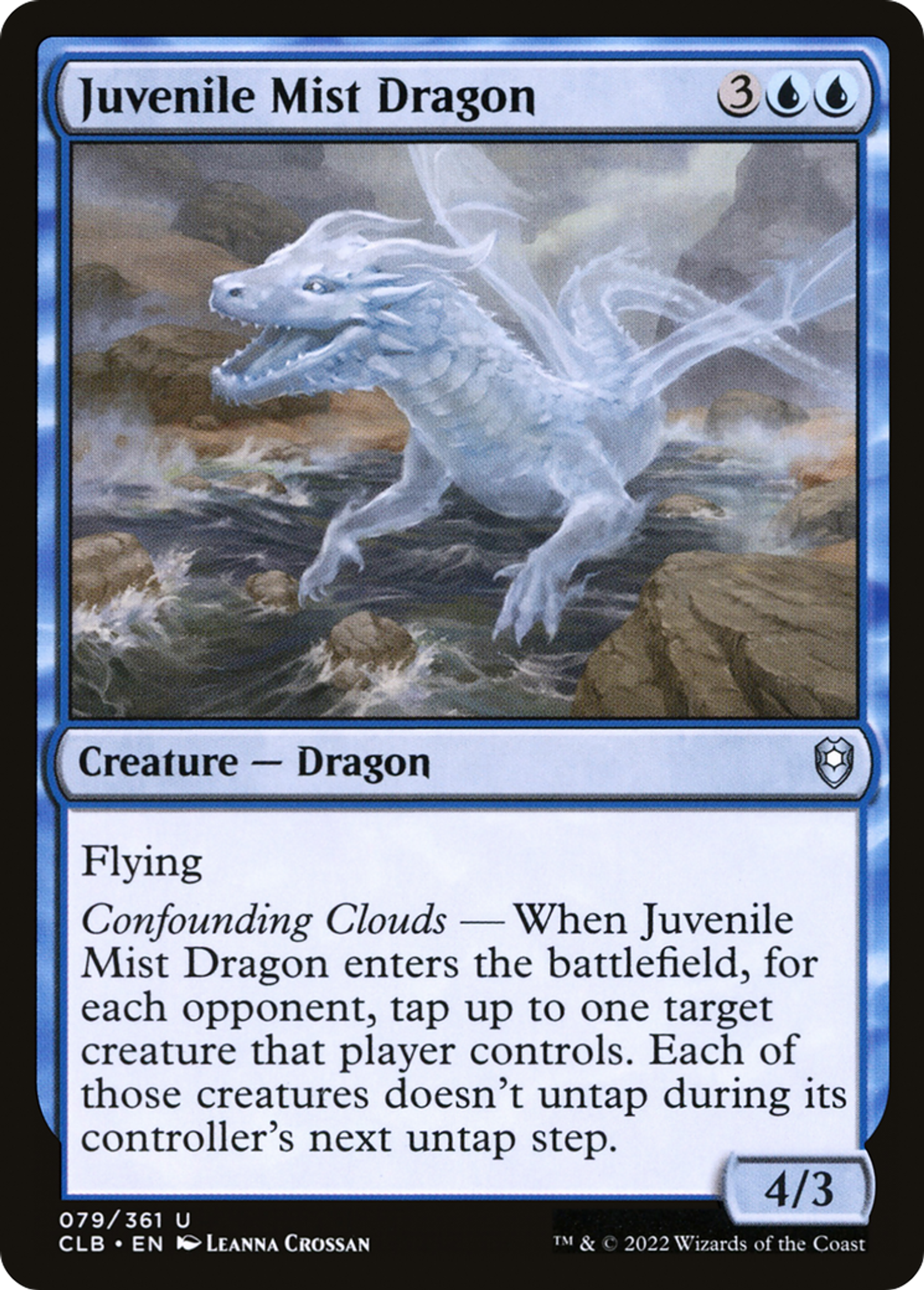 Juvenile Mist Dragon — Commander Legends: Battle for Baldur's Gate — Magic: The Gathering