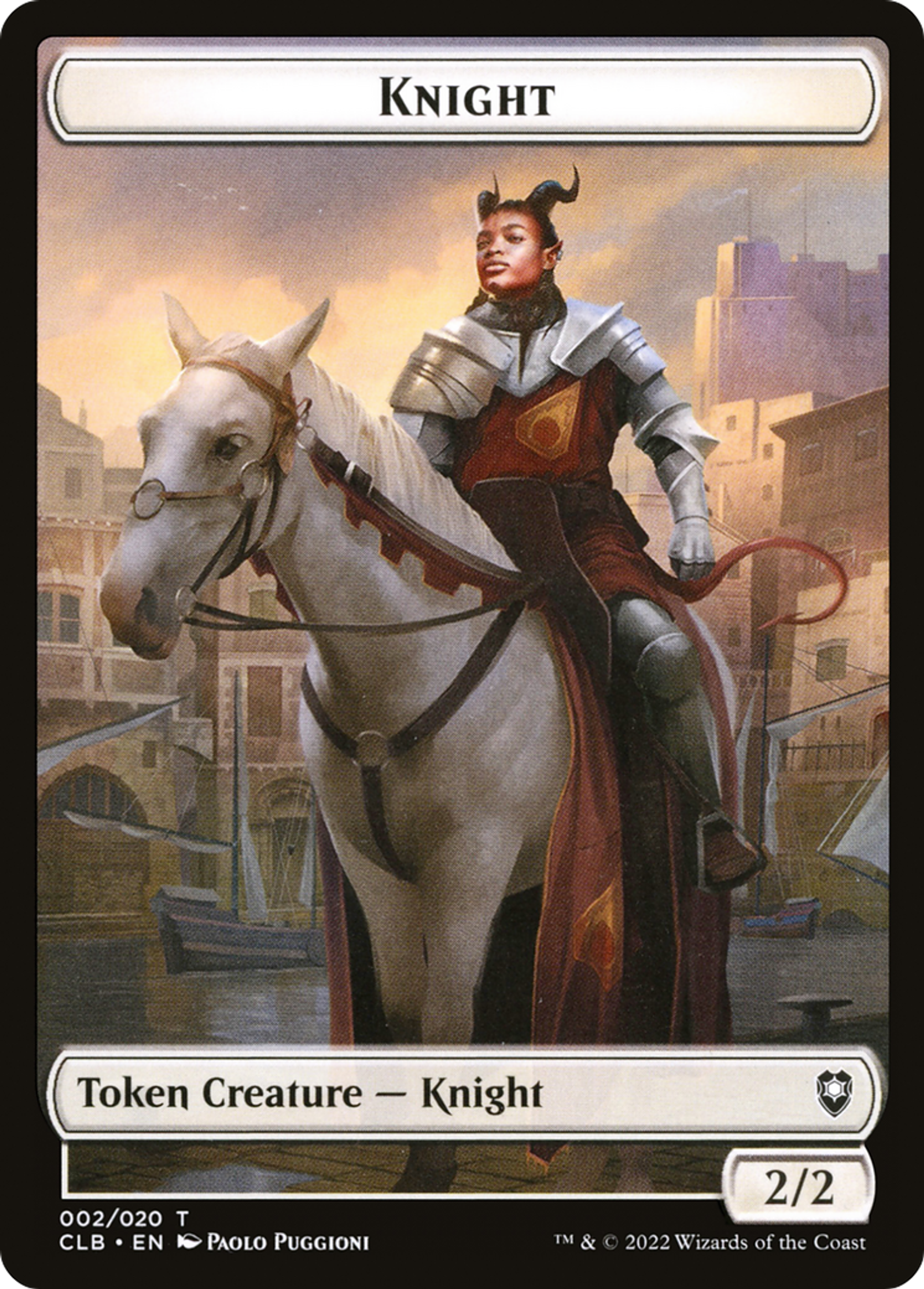 Knight — Commander Legends: Battle for Baldur's Gate — Magic: The Gathering