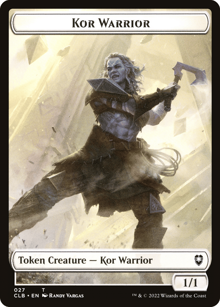 Kor Warrior — Commander Legends: Battle for Baldur's Gate — Magic: The Gathering