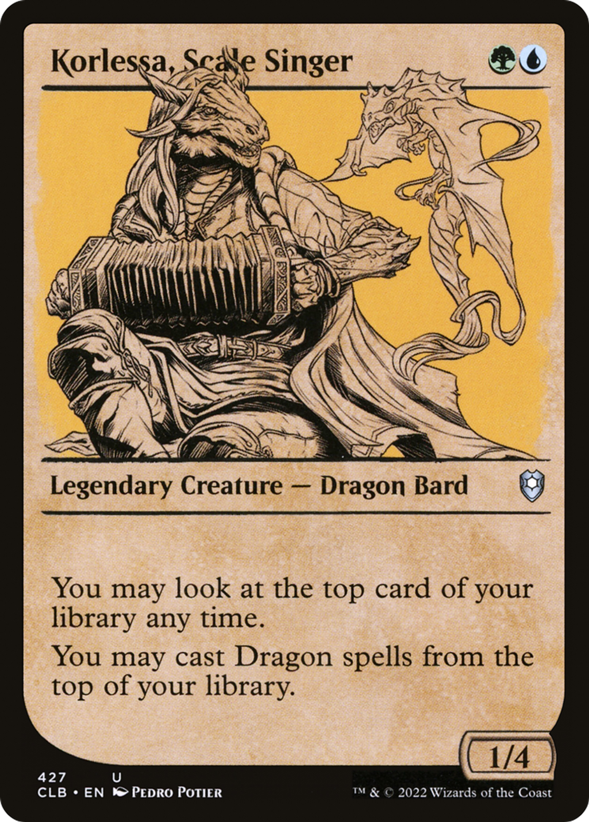 Korlessa, Scale Singer — Commander Legends: Battle for Baldur's Gate — Magic: The Gathering
