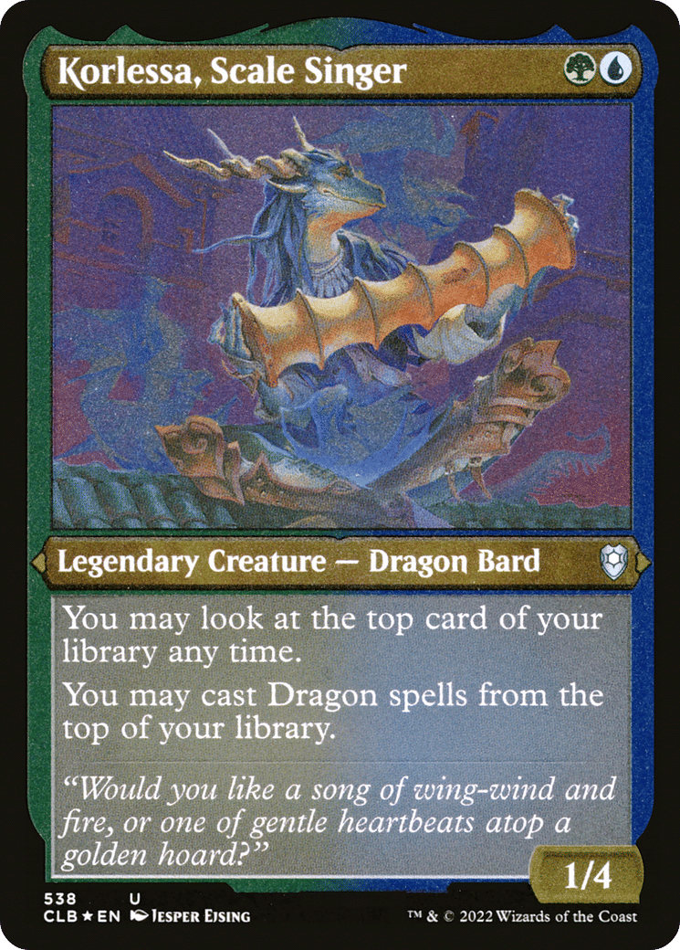 Korlessa, Scale Singer — Commander Legends: Battle for Baldur's Gate — Magic: The Gathering