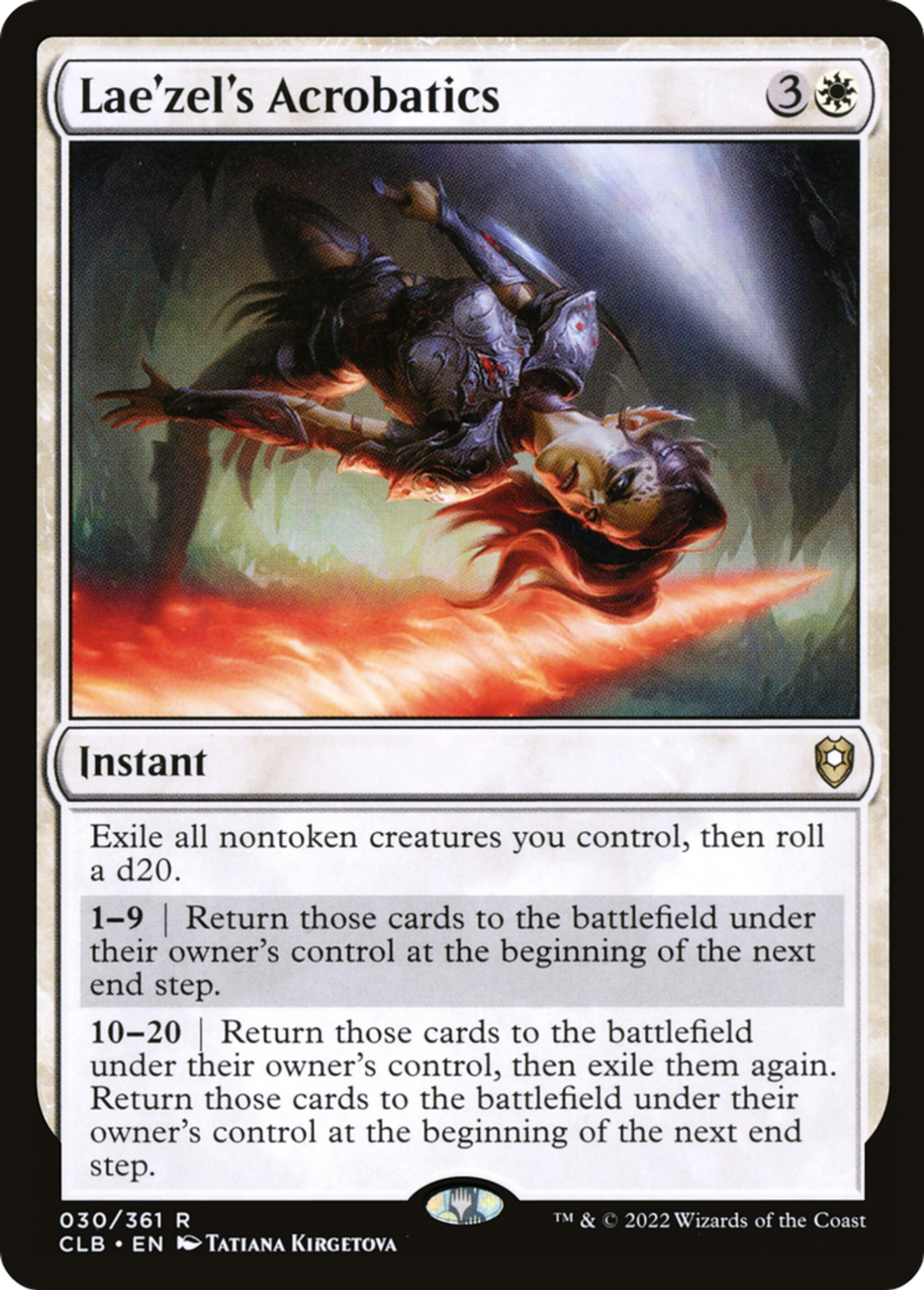 Lae'zel's Acrobatics — Commander Legends: Battle for Baldur's Gate — Magic: The Gathering