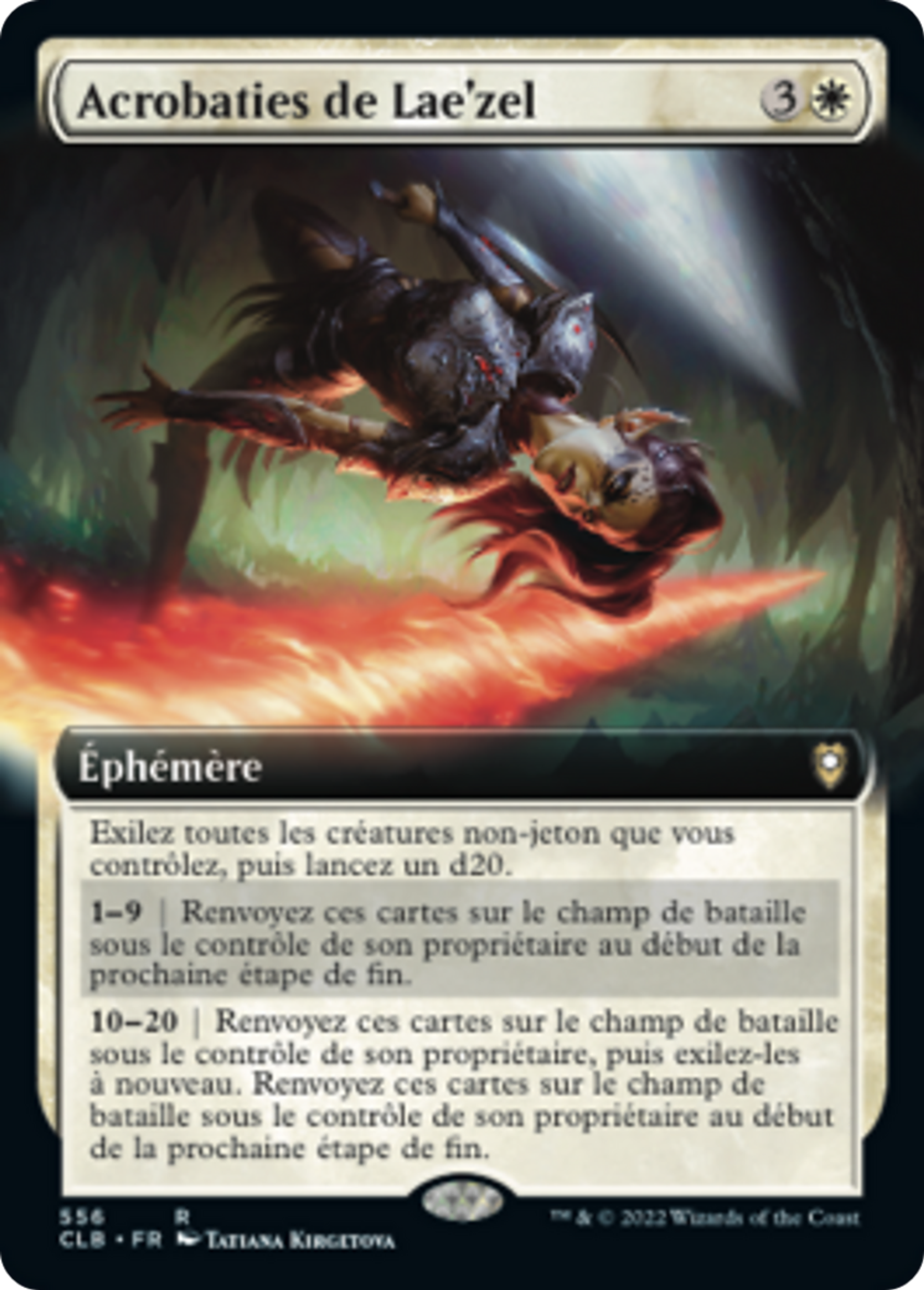 Acrobaties de Lae'zel — Commander Legends: Battle for Baldur's Gate — Magic: The Gathering