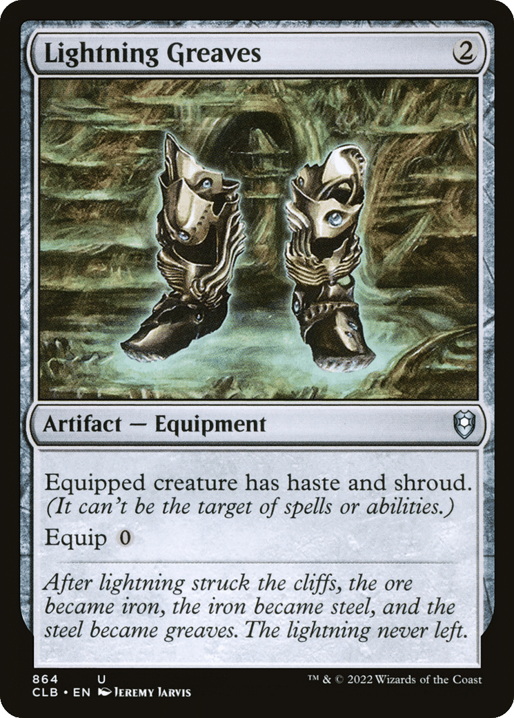 Lightning Greaves — Commander Legends: Battle for Baldur's Gate — Magic: The Gathering