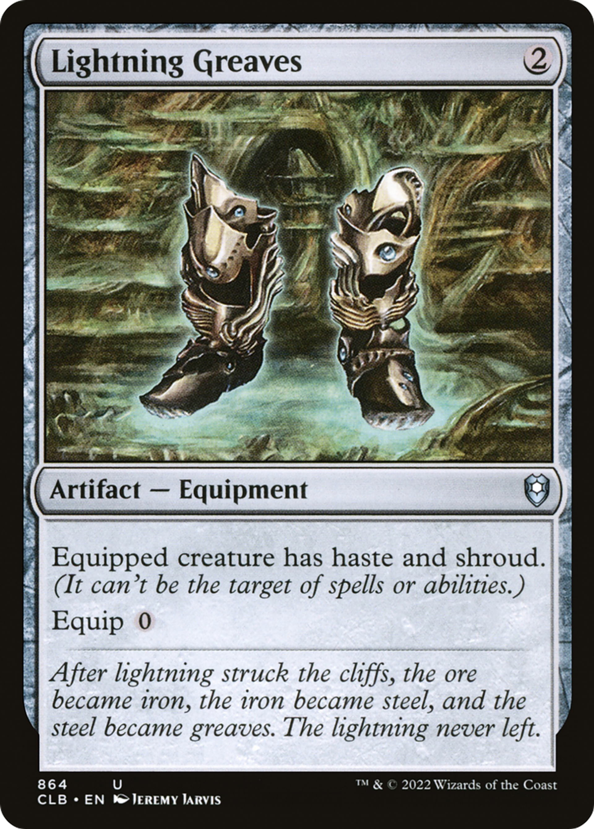 Jambières d'éclair — Commander Legends: Battle for Baldur's Gate — Magic: The Gathering