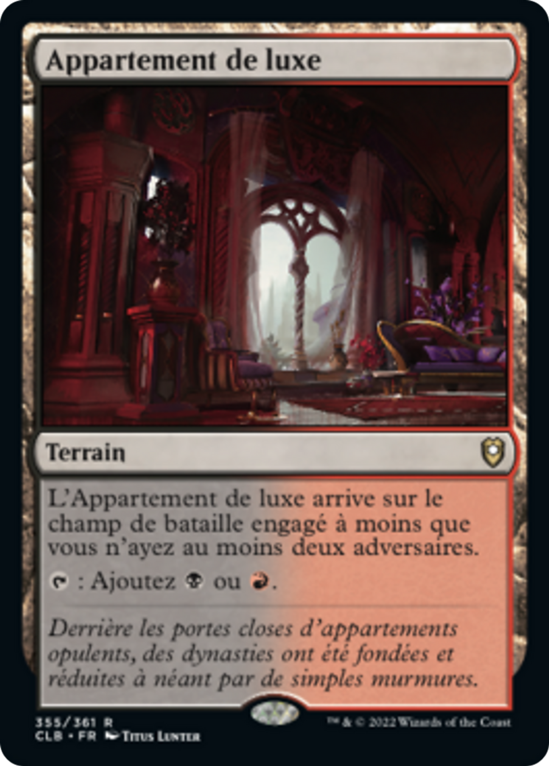 Appartement de luxe — Commander Legends: Battle for Baldur's Gate — Magic: The Gathering