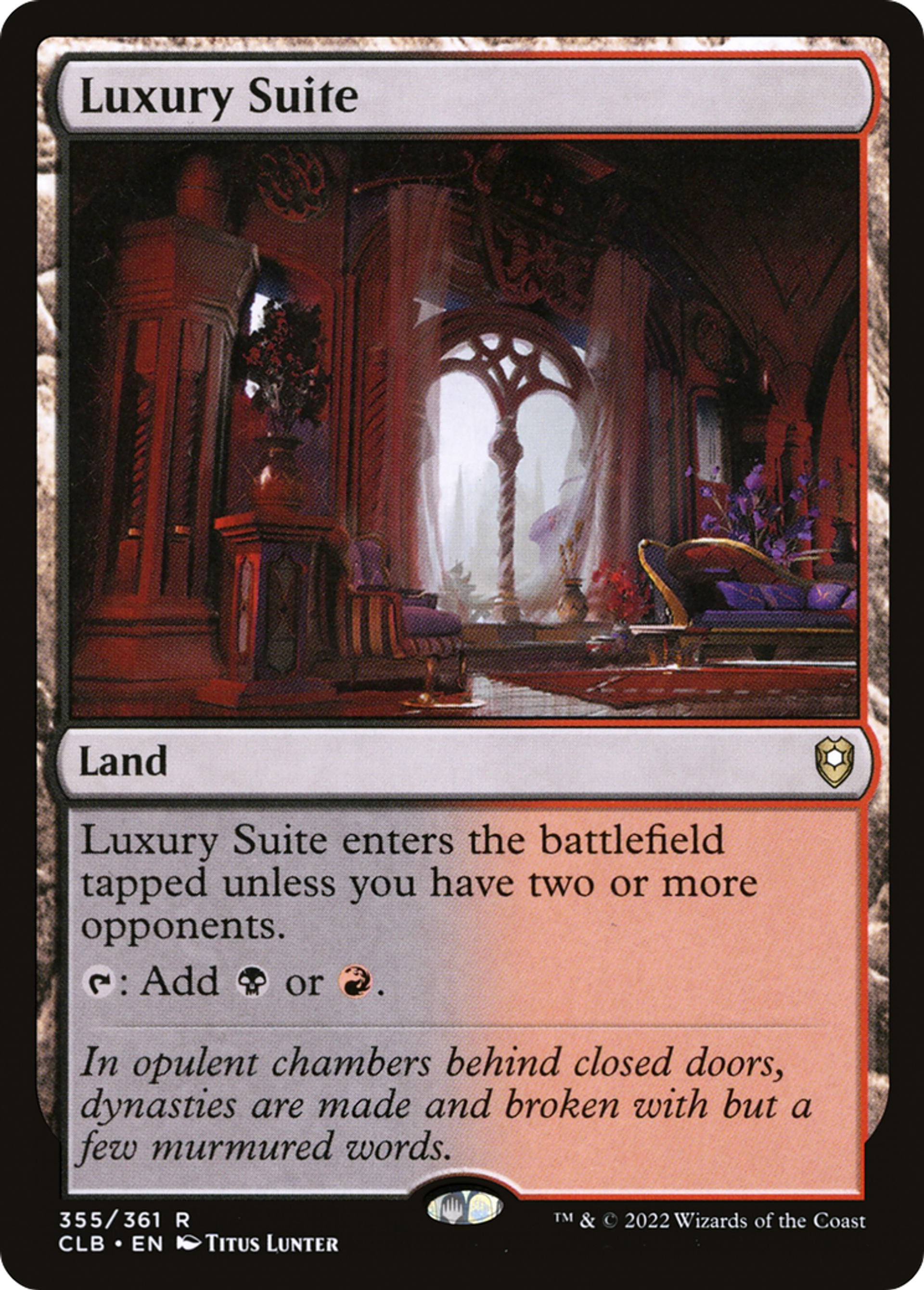 Luxury Suite — Commander Legends: Battle for Baldur's Gate — Magic: The Gathering