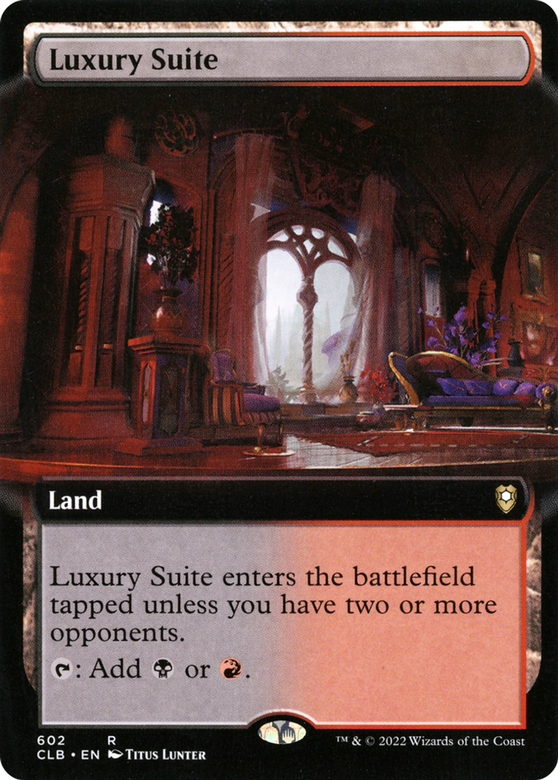 Luxury Suite — Commander Legends: Battle for Baldur's Gate — Magic: The Gathering