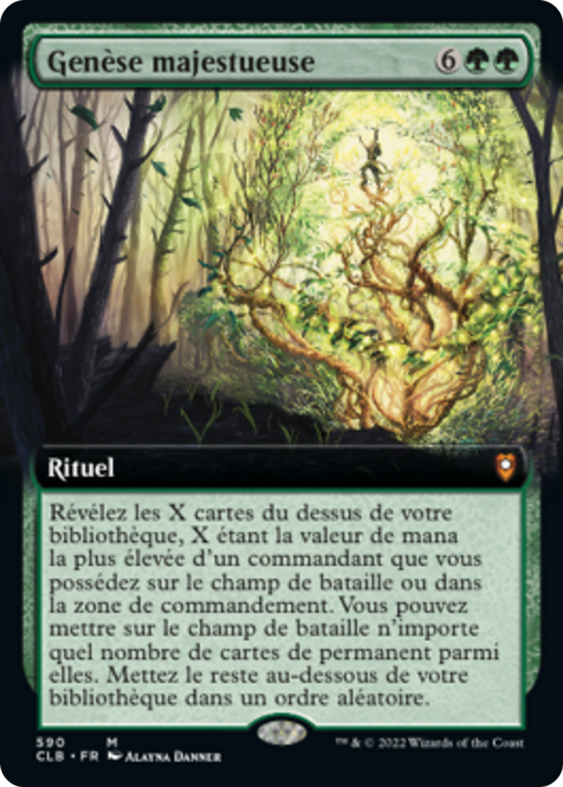 Genèse majestueuse — Commander Legends: Battle for Baldur's Gate — Magic: The Gathering