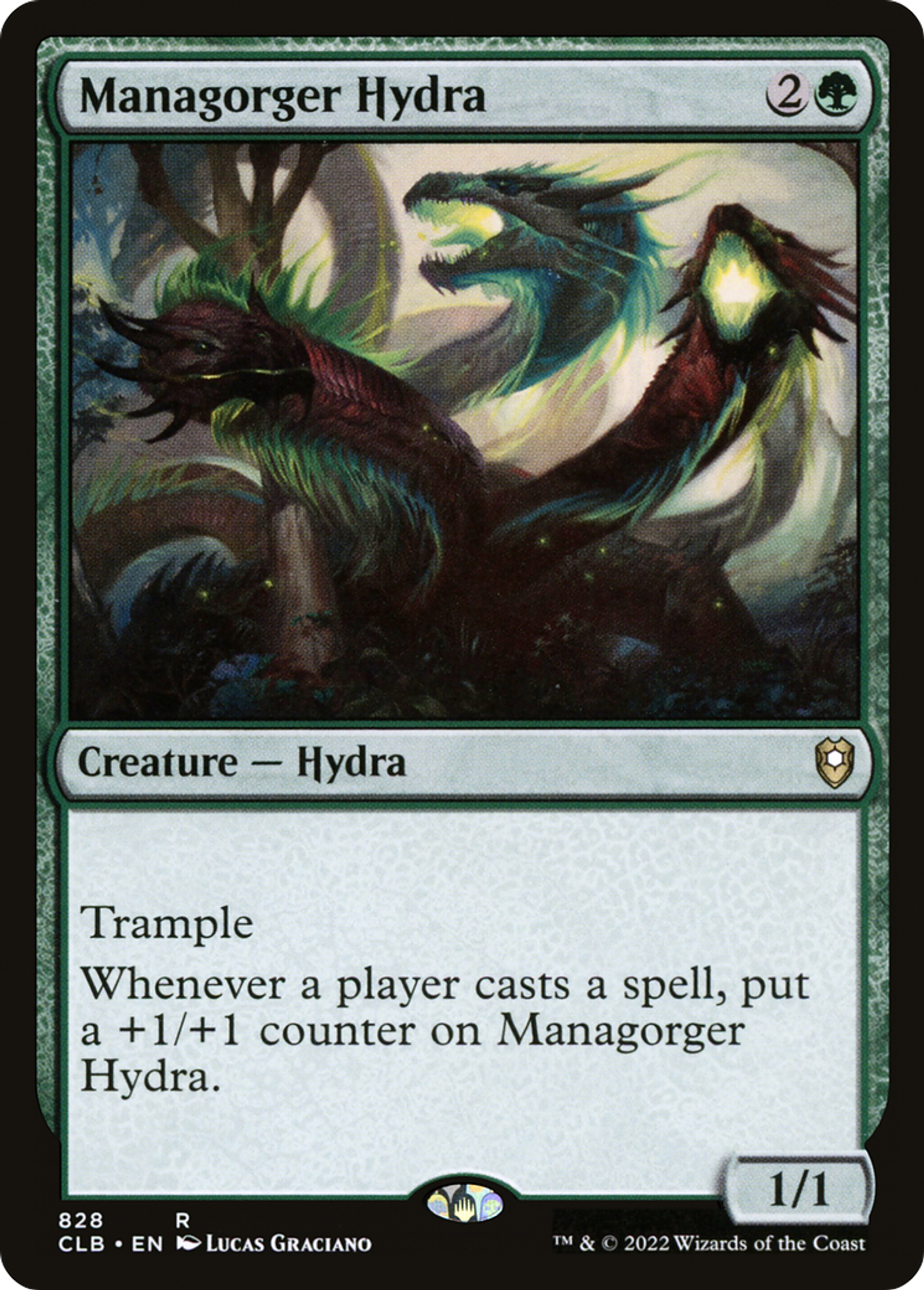 Managorger Hydra — Commander Legends: Battle for Baldur's Gate — Magic: The Gathering