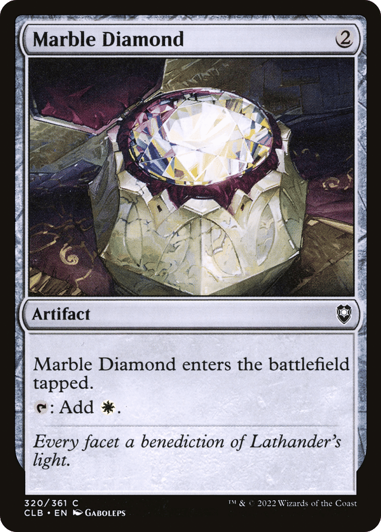 Marble Diamond — Commander Legends: Battle for Baldur's Gate — Magic: The Gathering