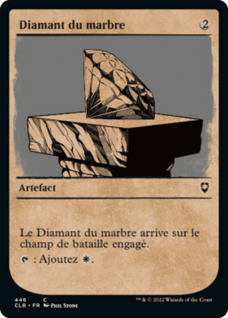 Diamant du marbre — Commander Legends: Battle for Baldur's Gate — Magic: The Gathering