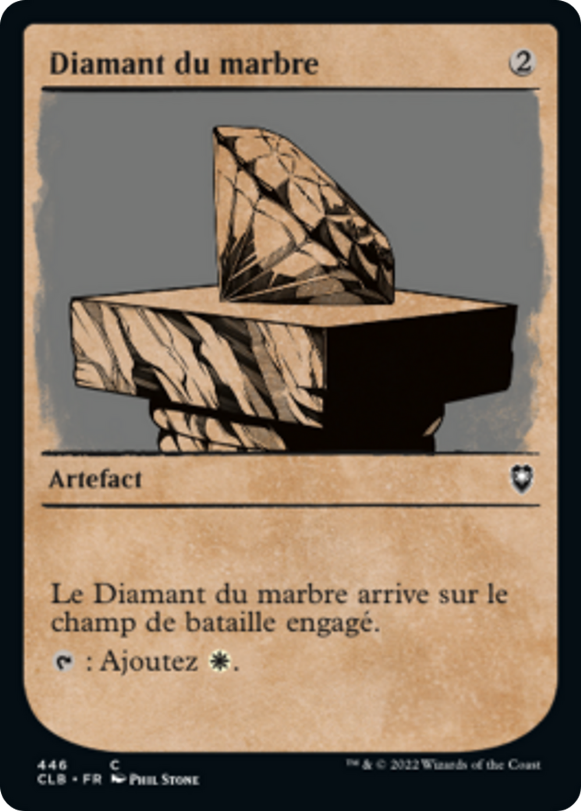 Diamant du marbre — Commander Legends: Battle for Baldur's Gate — Magic: The Gathering