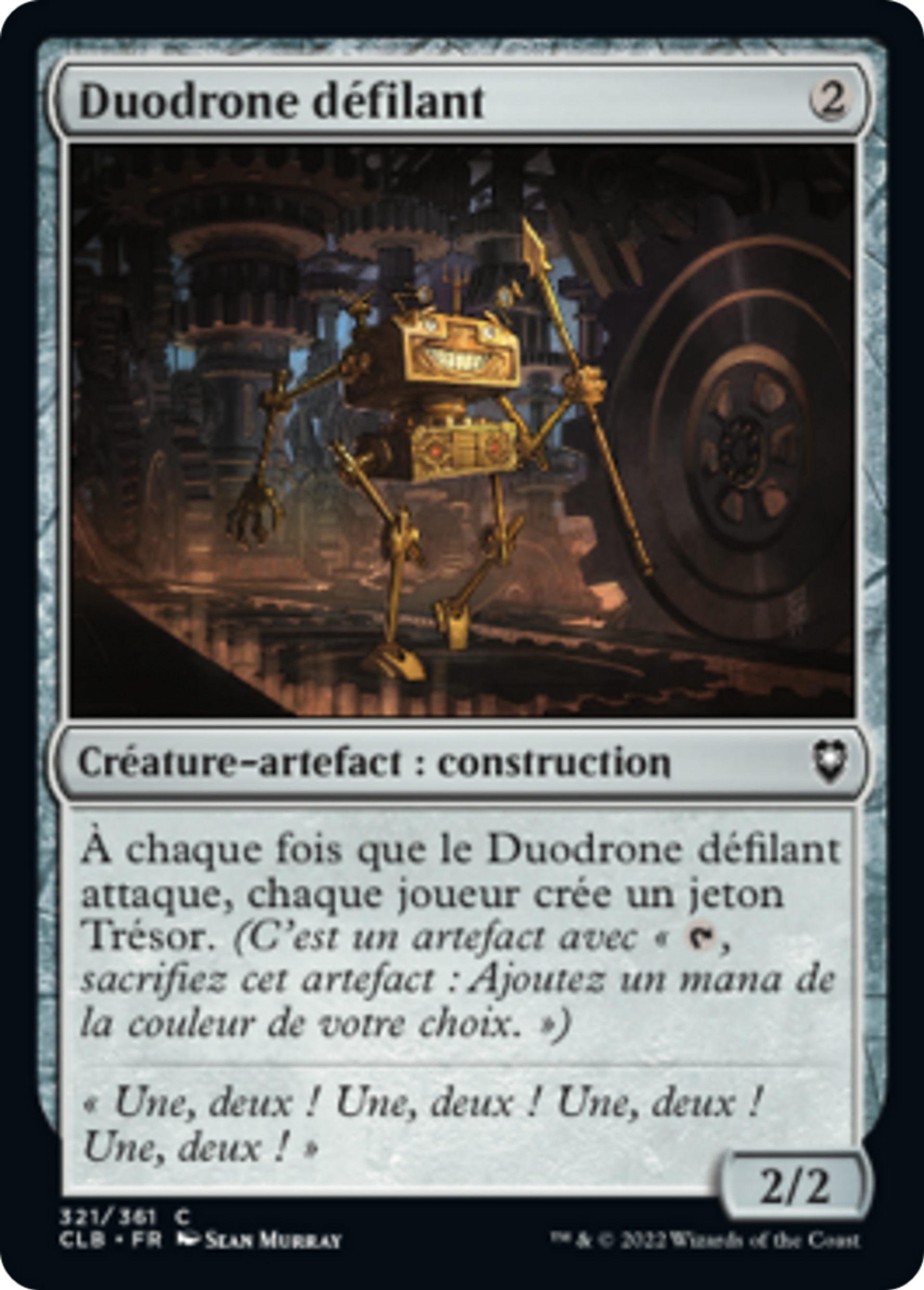 Duodrone défilant — Commander Legends: Battle for Baldur's Gate — Magic: The Gathering