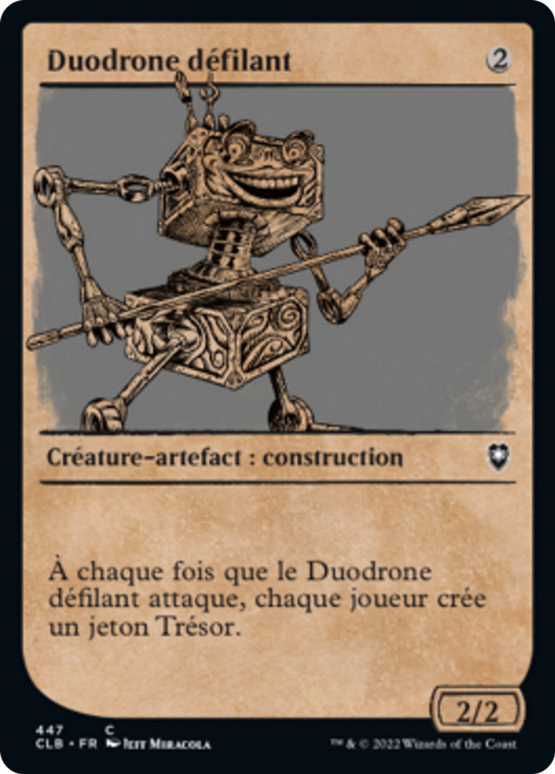 Duodrone défilant — Commander Legends: Battle for Baldur's Gate — Magic: The Gathering