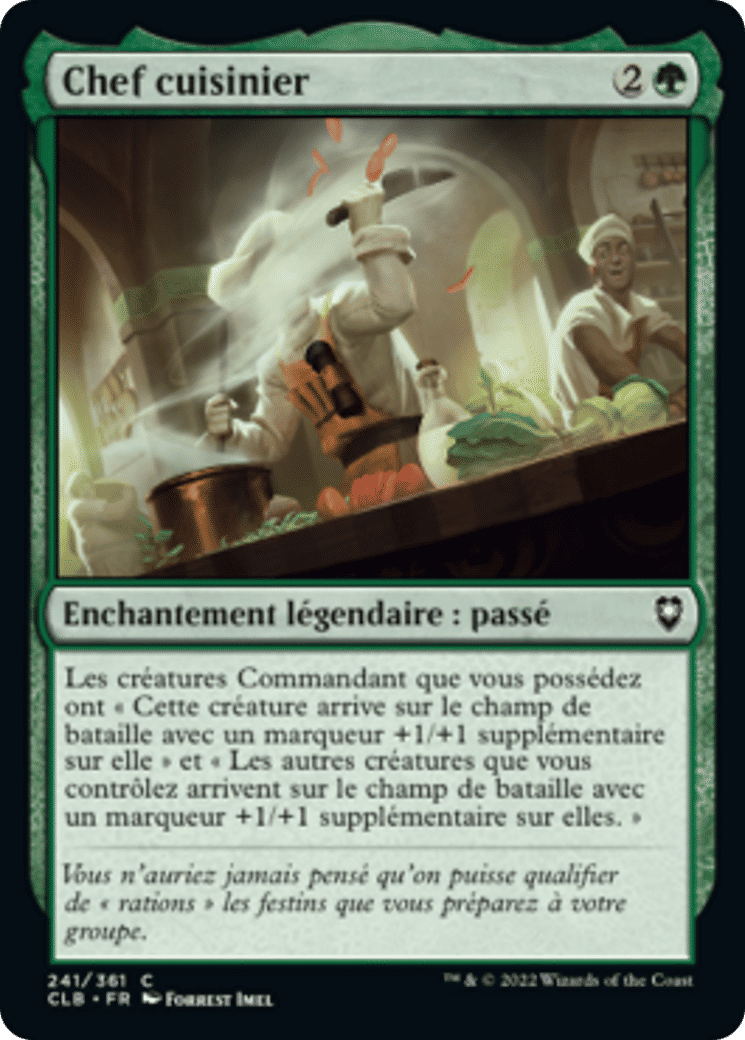 Chef cuisinier — Commander Legends: Battle for Baldur's Gate — Magic: The Gathering