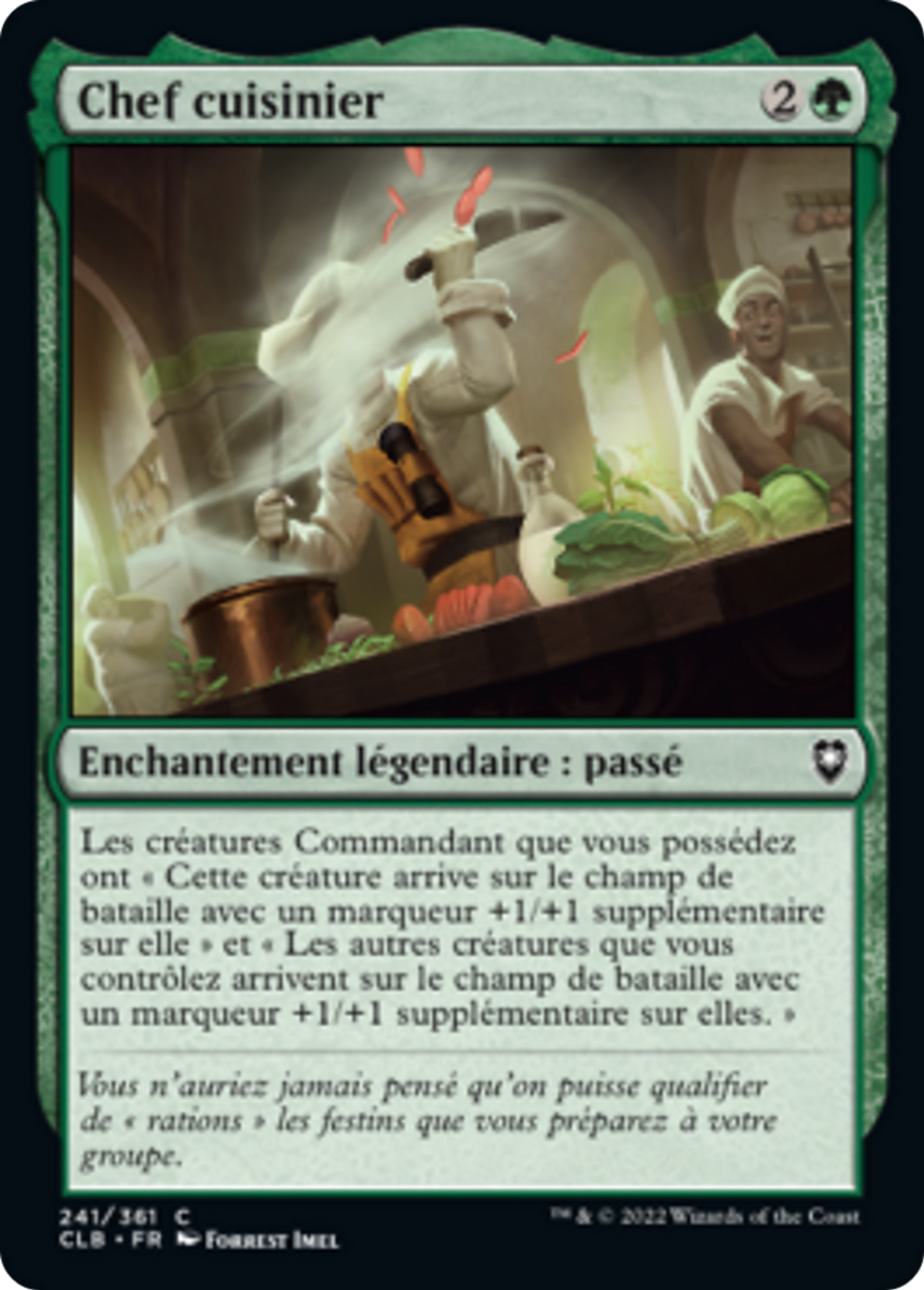 Chef cuisinier — Commander Legends: Battle for Baldur's Gate — Magic: The Gathering