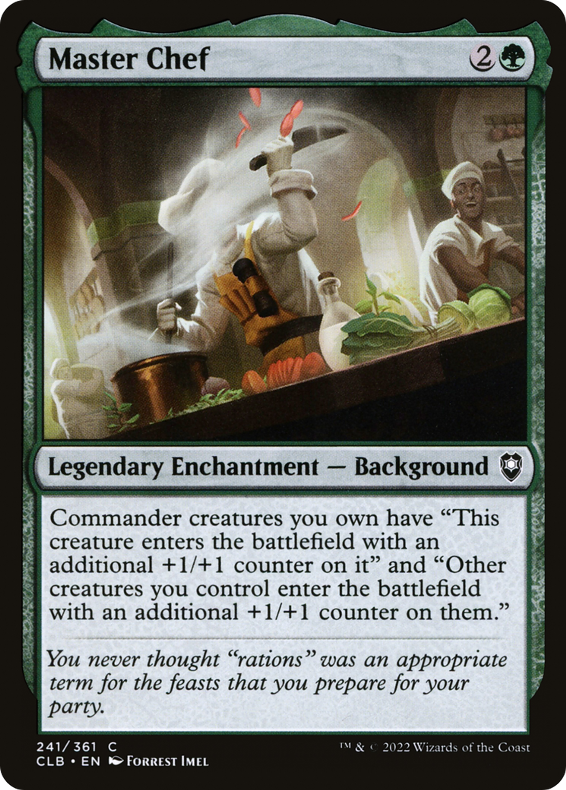 Master Chef — Commander Legends: Battle for Baldur's Gate — Magic: The Gathering