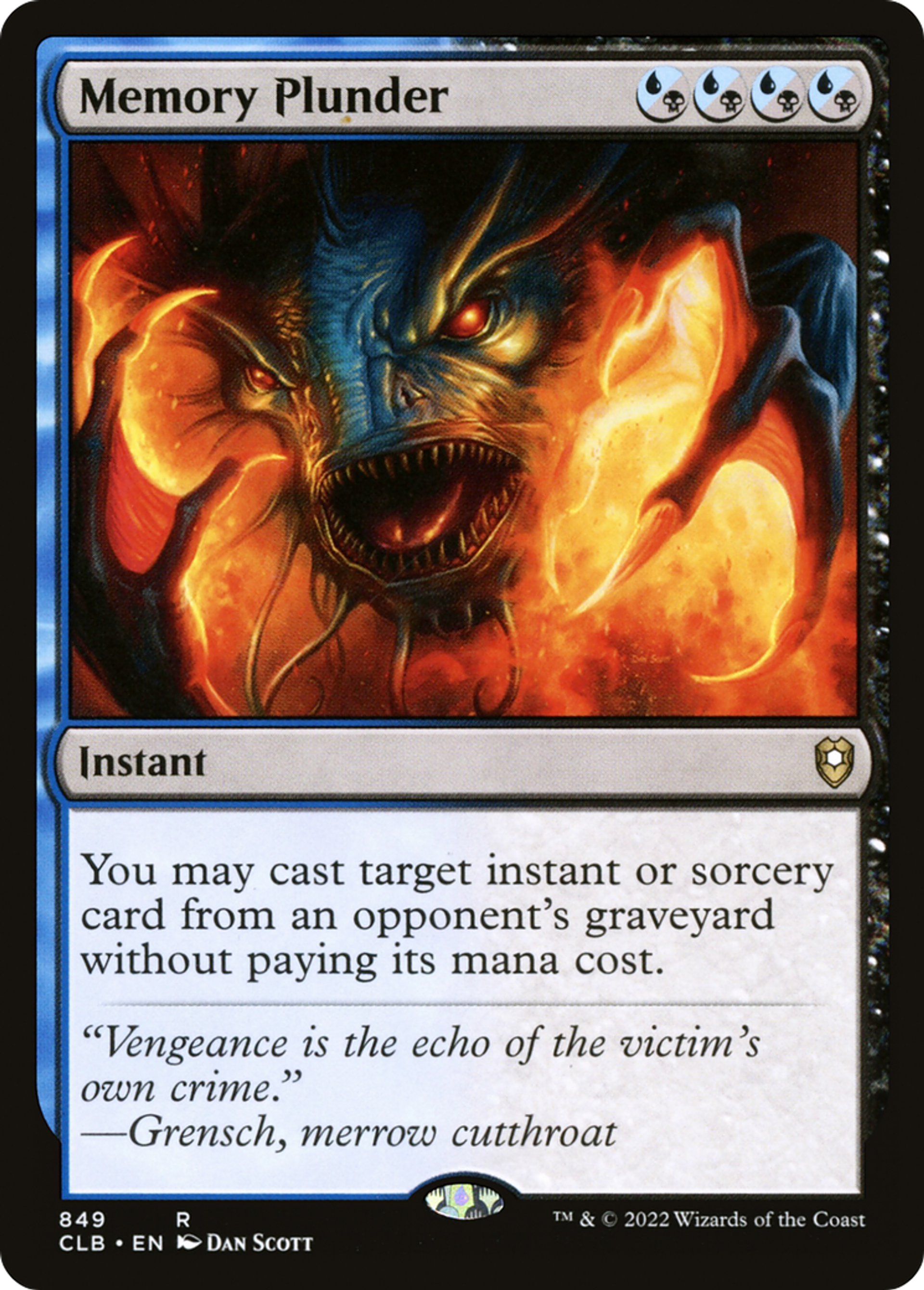 Memory Plunder — Commander Legends: Battle for Baldur's Gate — Magic: The Gathering