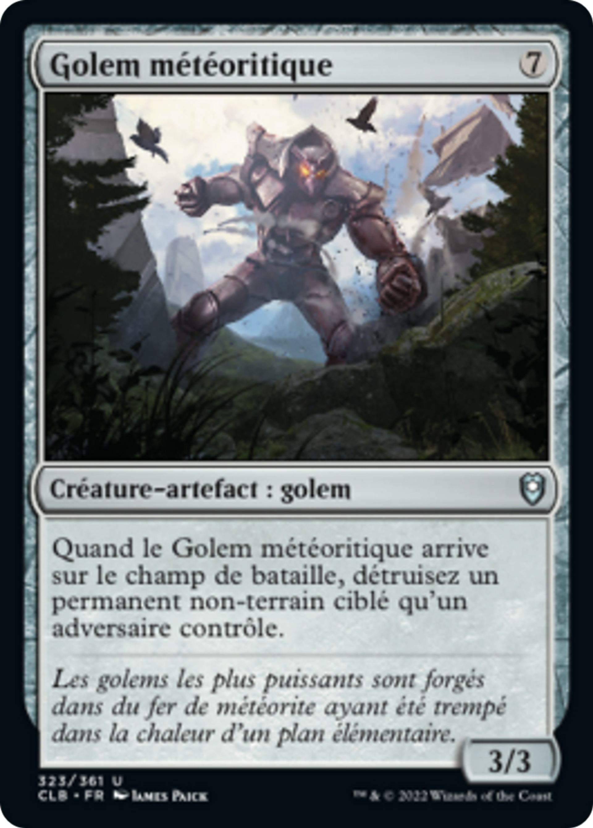 Golem météoritique — Commander Legends: Battle for Baldur's Gate — Magic: The Gathering