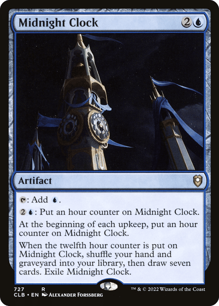 Midnight Clock — Commander Legends: Battle for Baldur's Gate — Magic: The Gathering