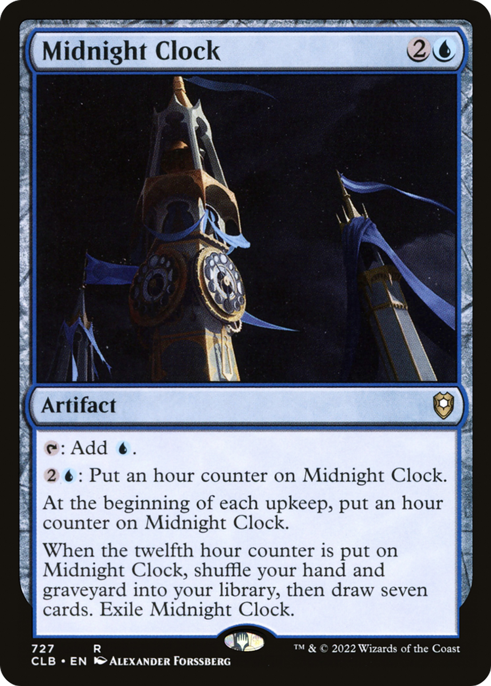 Horloge de minuit — Commander Legends: Battle for Baldur's Gate — Magic: The Gathering