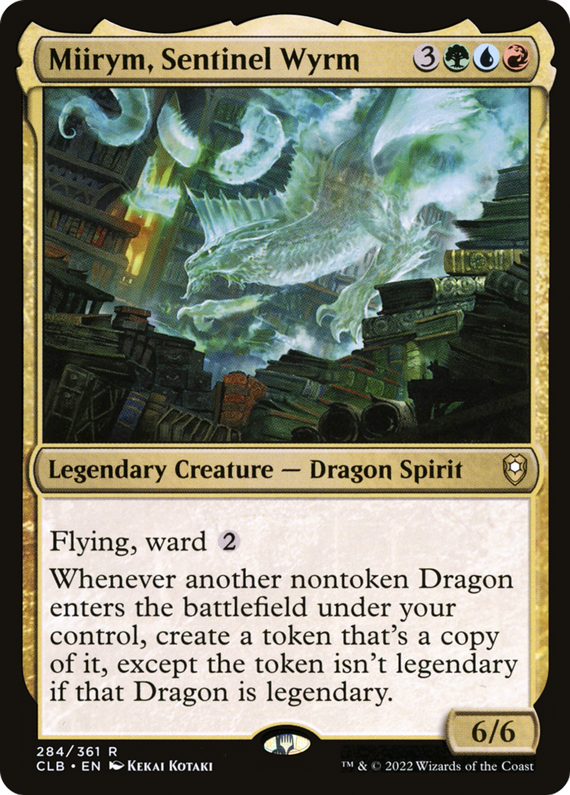 Miirym, dragon sentinelle — Commander Legends: Battle for Baldur's Gate — Magic: The Gathering