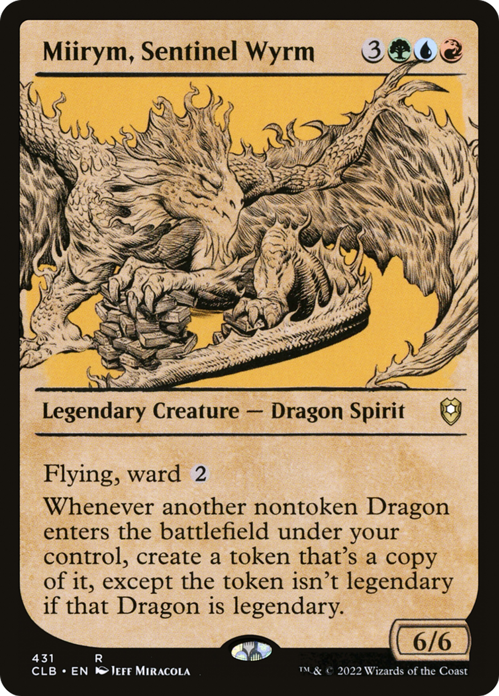 Miirym, Sentinel Wyrm — Commander Legends: Battle for Baldur's Gate — Magic: The Gathering