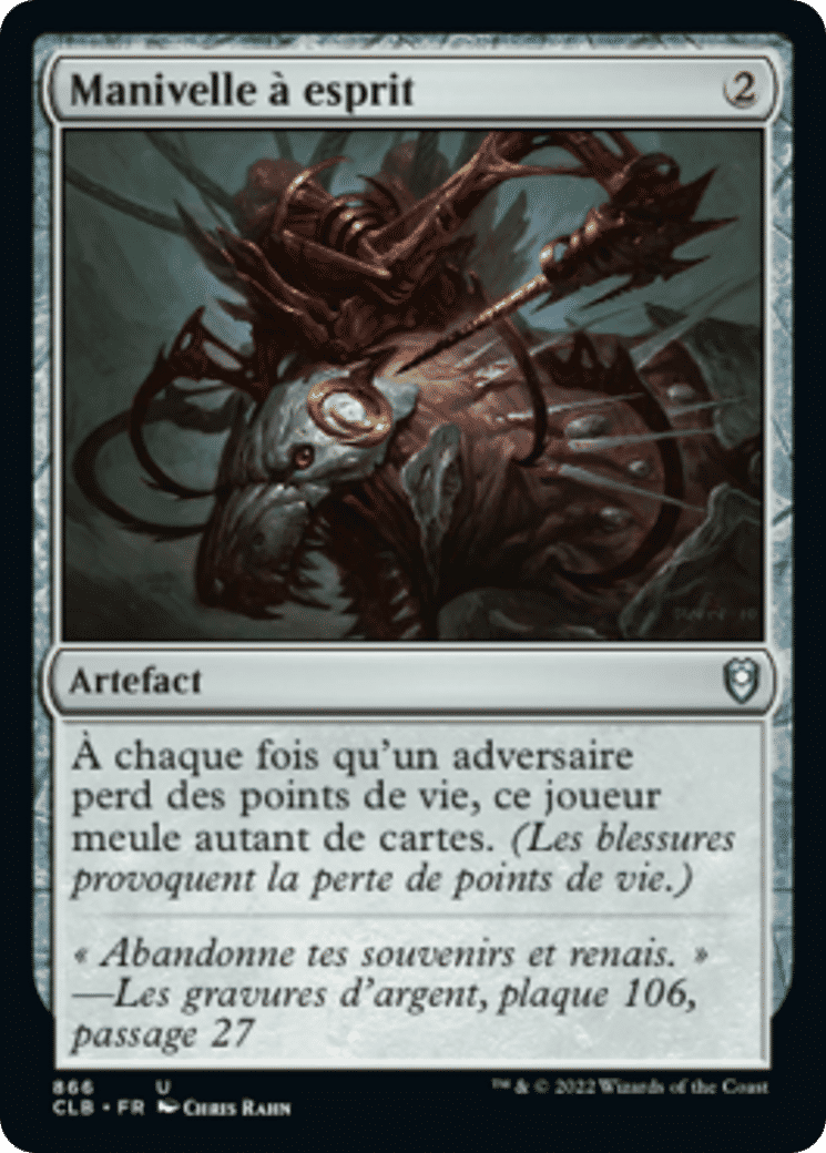 Manivelle à esprit — Commander Legends: Battle for Baldur's Gate — Magic: The Gathering
