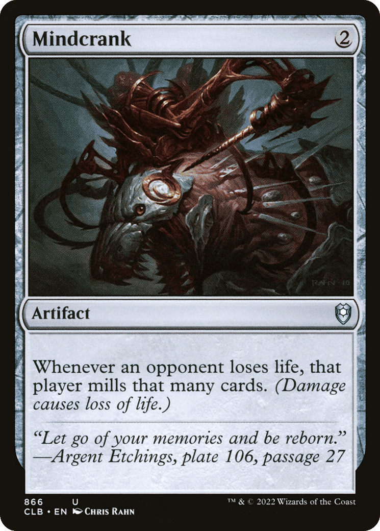 Mindcrank — Commander Legends: Battle for Baldur's Gate — Magic: The Gathering