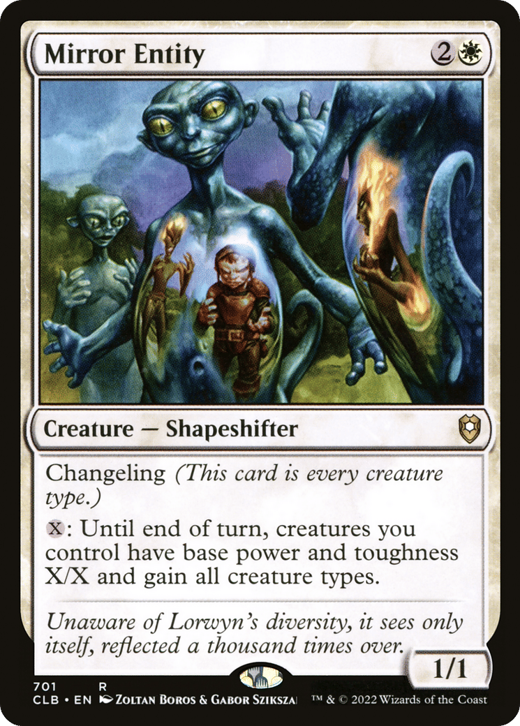 Mirror Entity — Commander Legends: Battle for Baldur's Gate — Magic: The Gathering