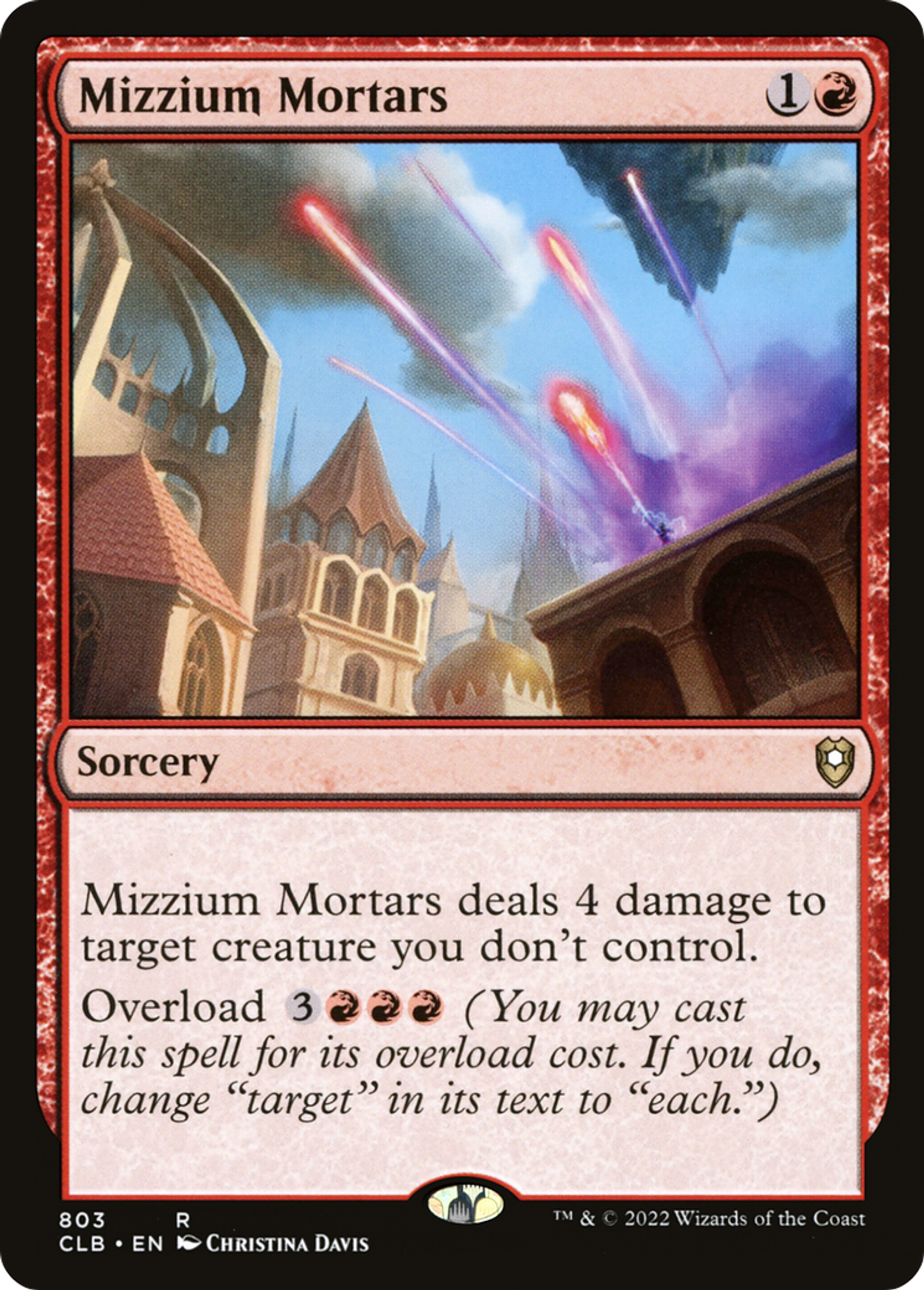 Mizzium Mortars — Commander Legends: Battle for Baldur's Gate — Magic: The Gathering