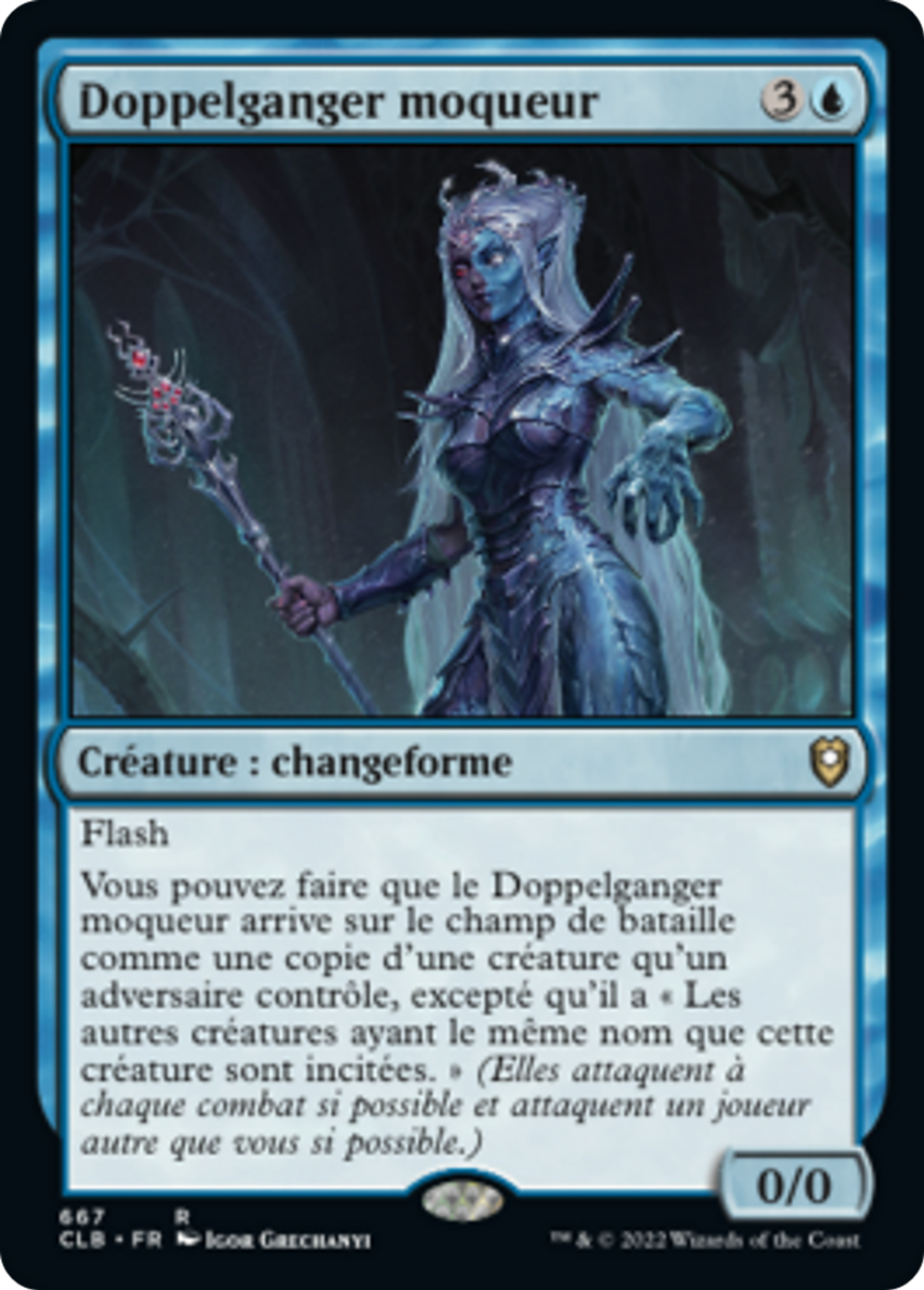 Doppelganger moqueur — Commander Legends: Battle for Baldur's Gate — Magic: The Gathering