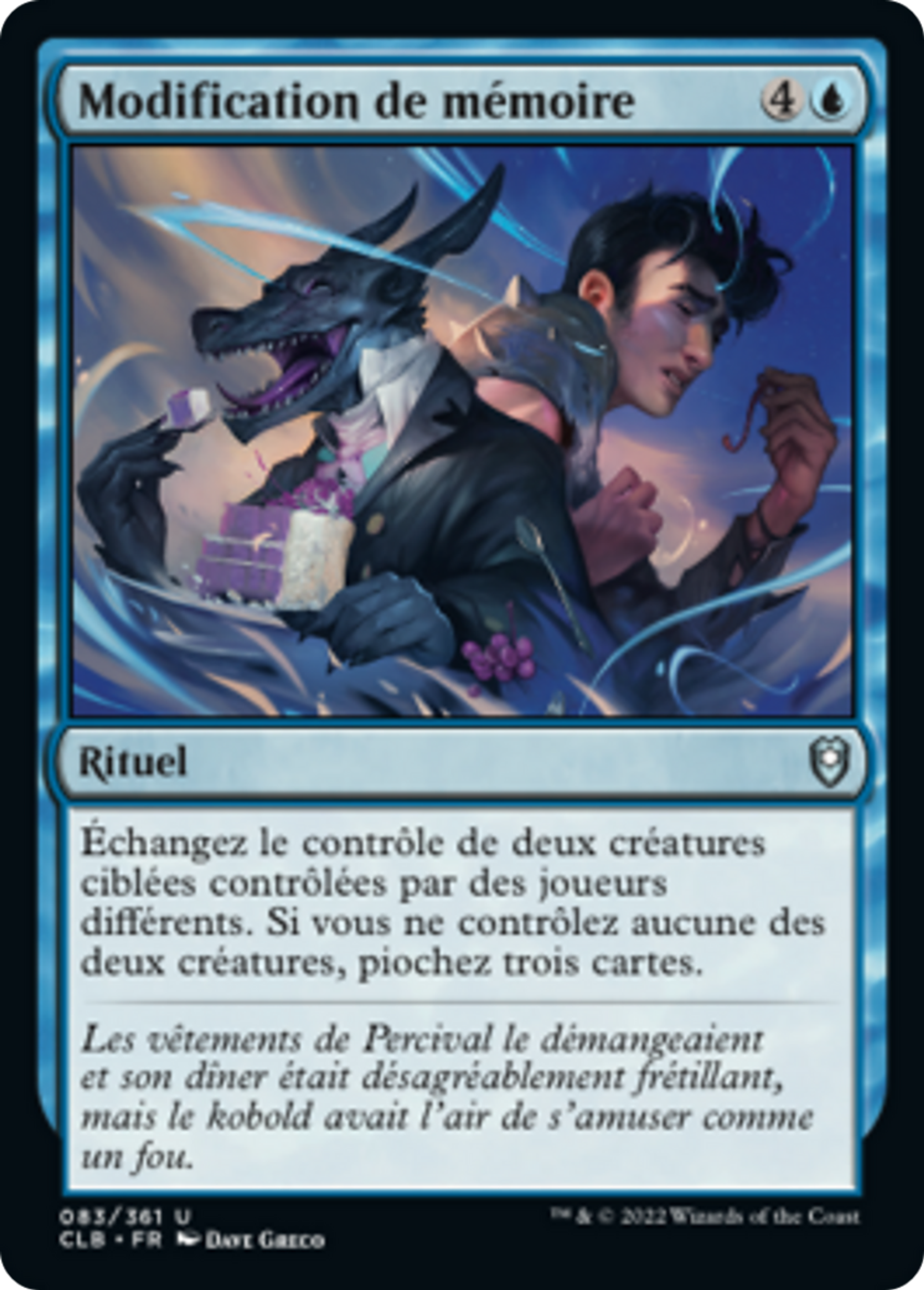 Modification de mémoire — Commander Legends: Battle for Baldur's Gate — Magic: The Gathering