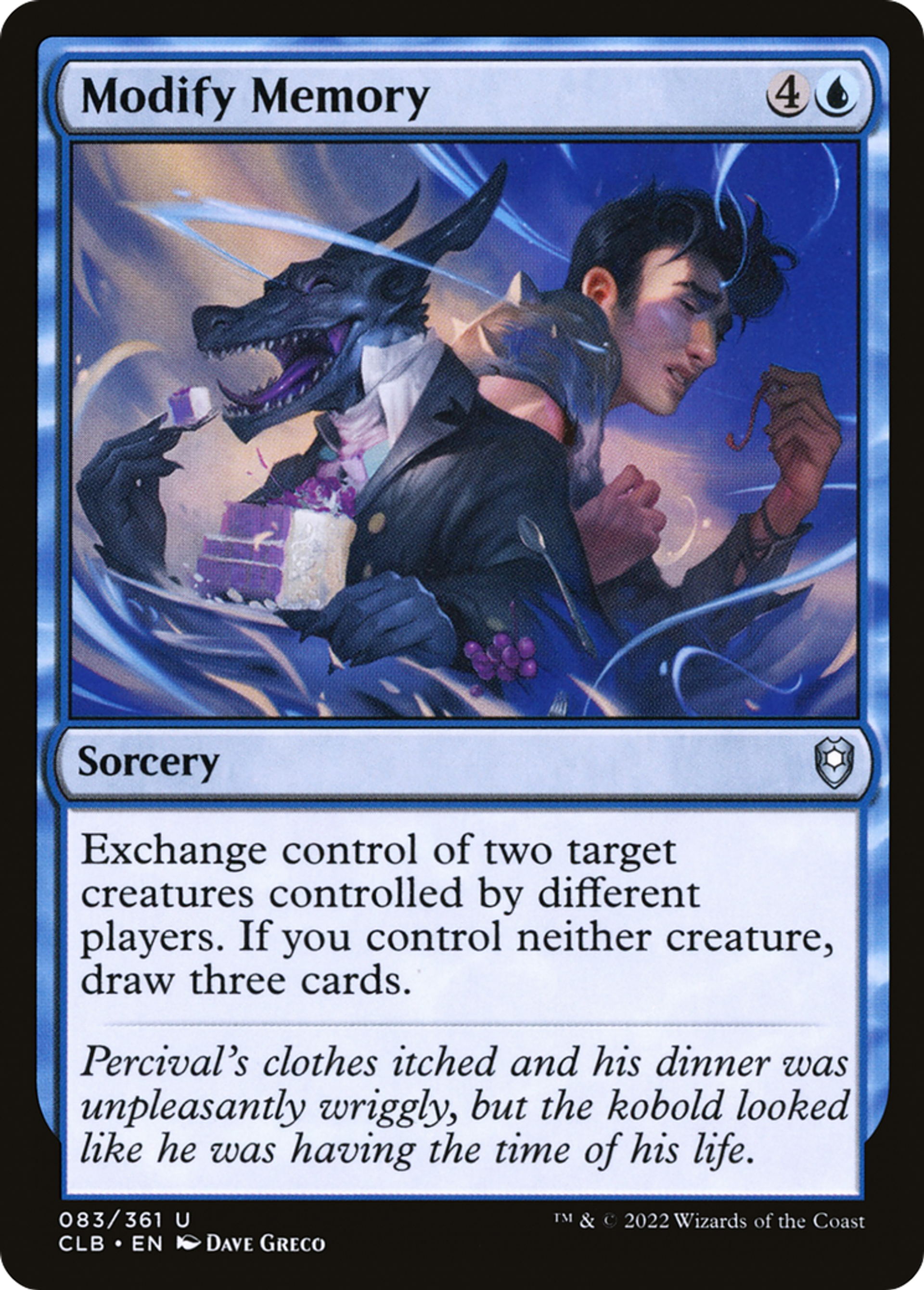 Modify Memory — Commander Legends: Battle for Baldur's Gate — Magic: The Gathering
