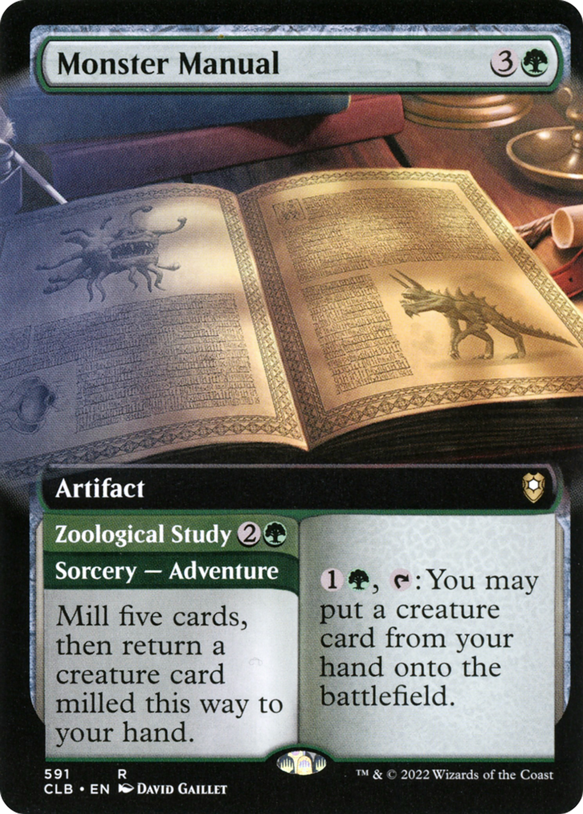 Monster Manual // Zoological Study — Commander Legends: Battle for Baldur's Gate — Magic: The Gathering