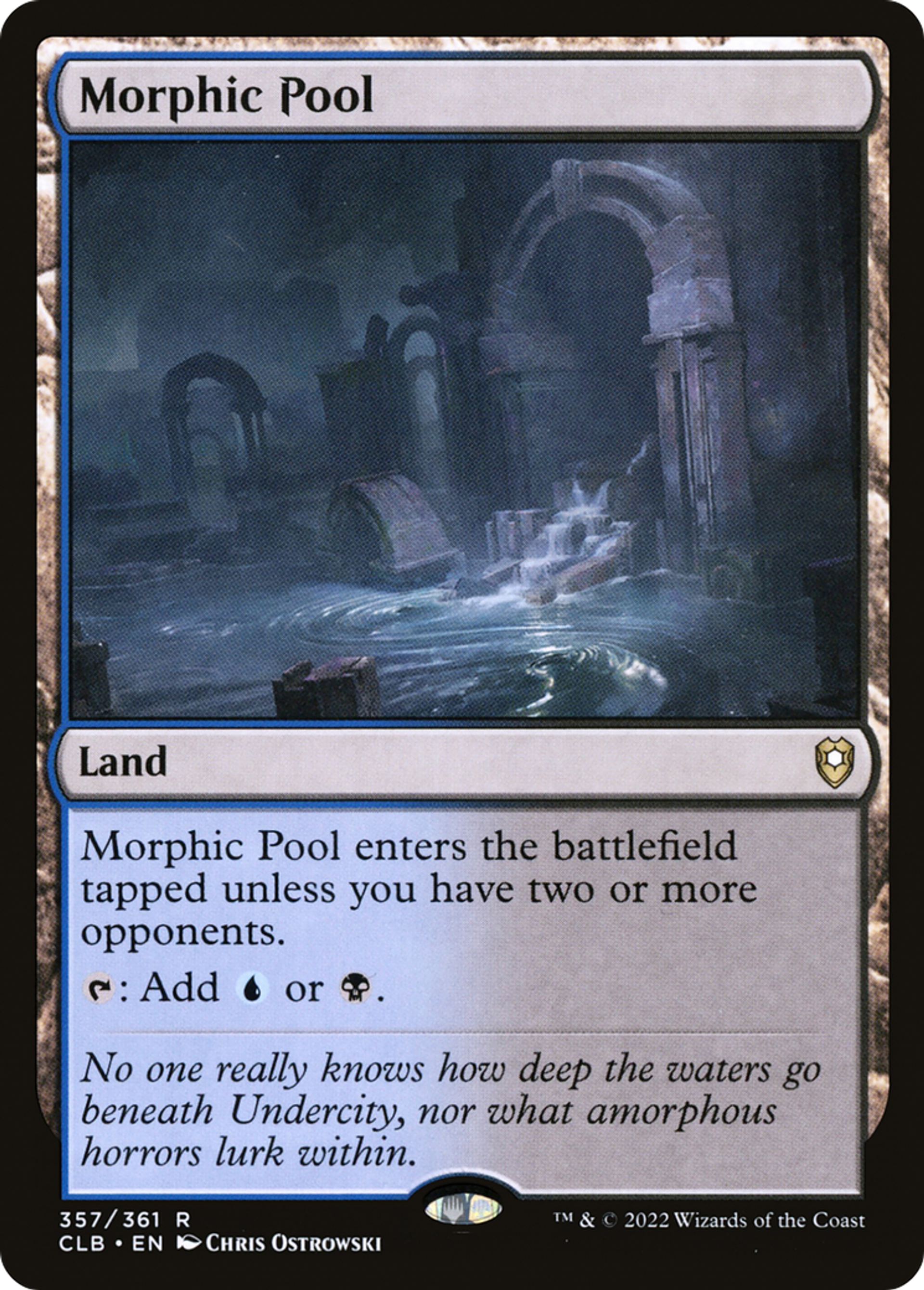 Bassin morphique — Commander Legends: Battle for Baldur's Gate — Magic: The Gathering