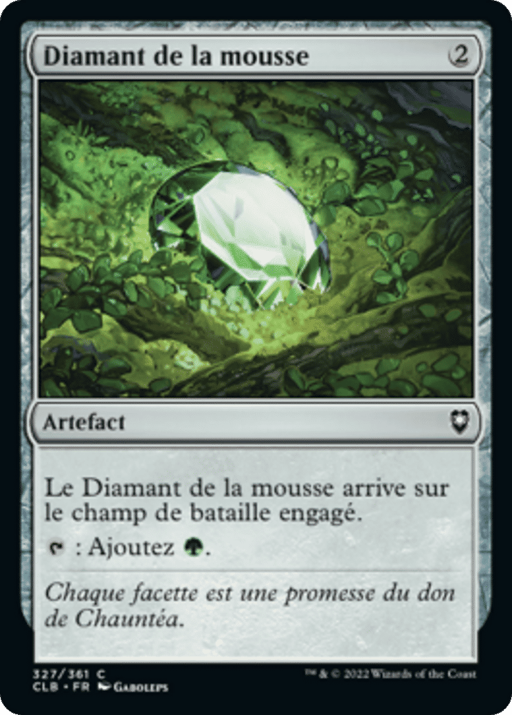 Diamant de la mousse — Commander Legends: Battle for Baldur's Gate — Magic: The Gathering
