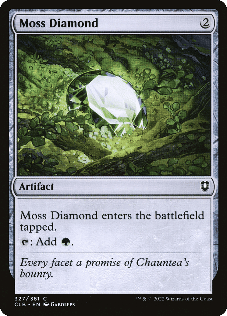 Moss Diamond — Commander Legends: Battle for Baldur's Gate — Magic: The Gathering