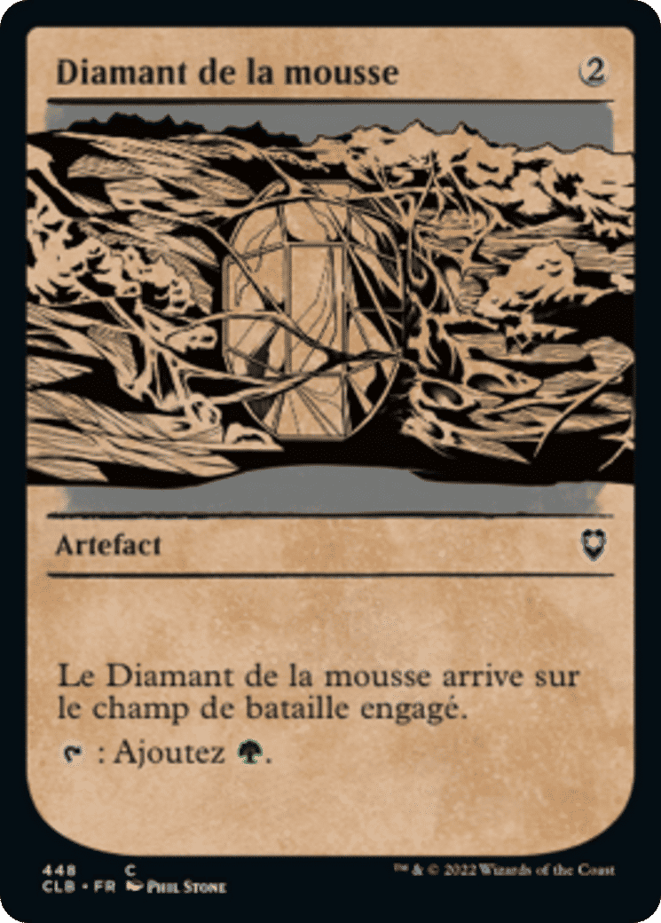 Diamant de la mousse — Commander Legends: Battle for Baldur's Gate — Magic: The Gathering