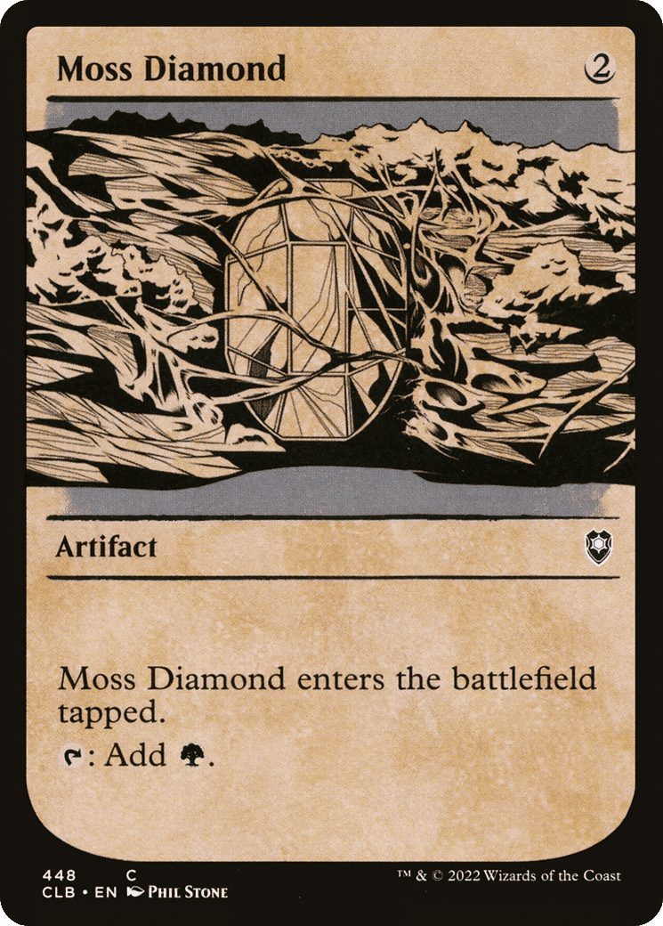 Moss Diamond — Commander Legends: Battle for Baldur's Gate — Magic: The Gathering
