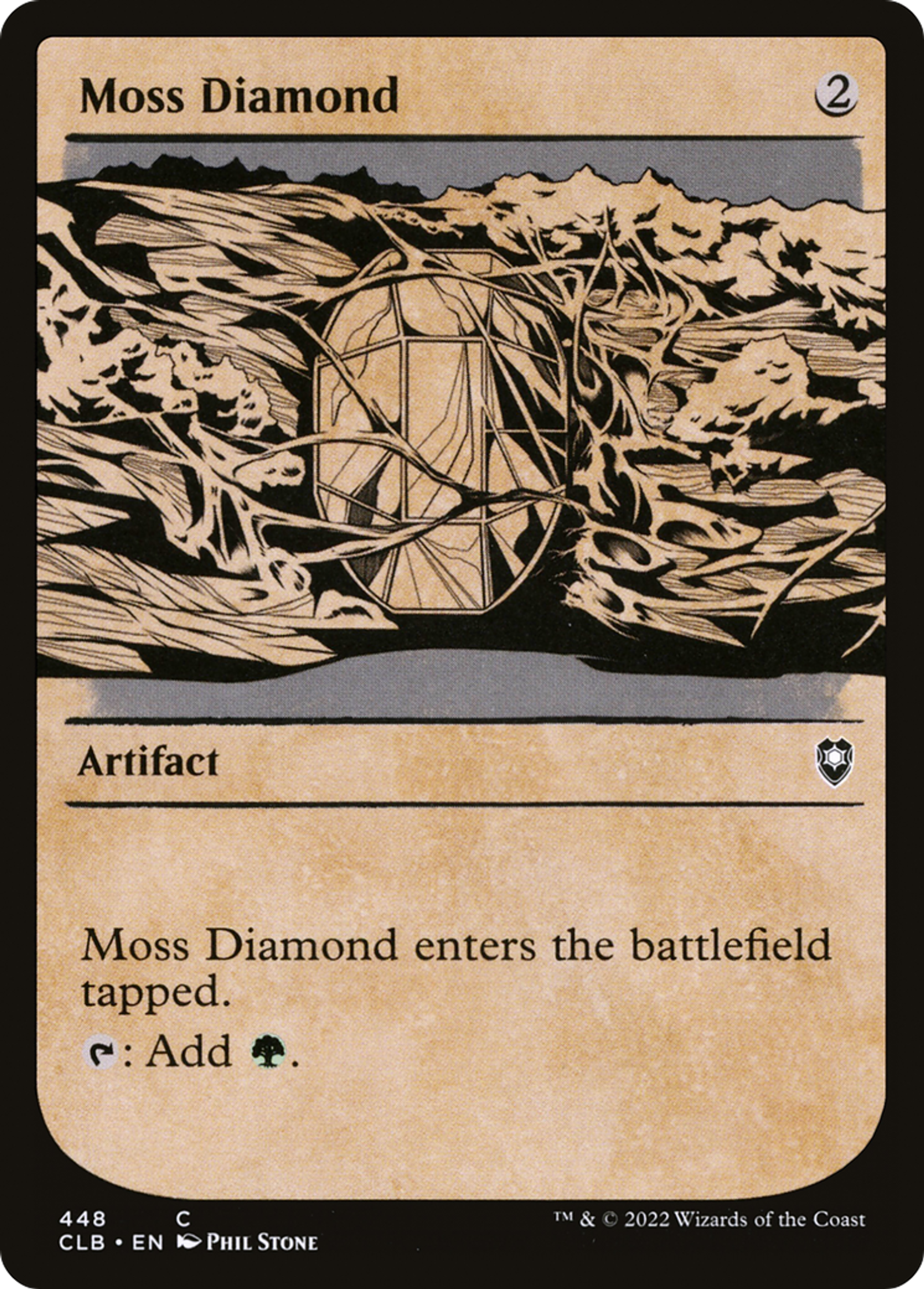 Moss Diamond — Commander Legends: Battle for Baldur's Gate — Magic: The Gathering