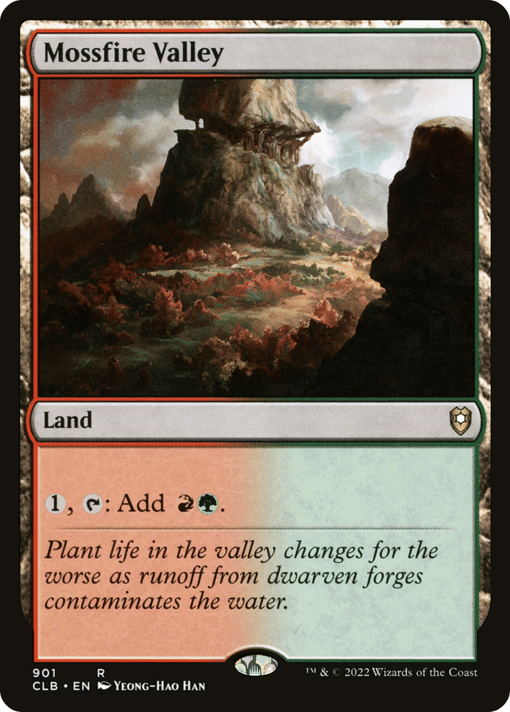 Mossfire Valley — Commander Legends: Battle for Baldur's Gate — Magic: The Gathering