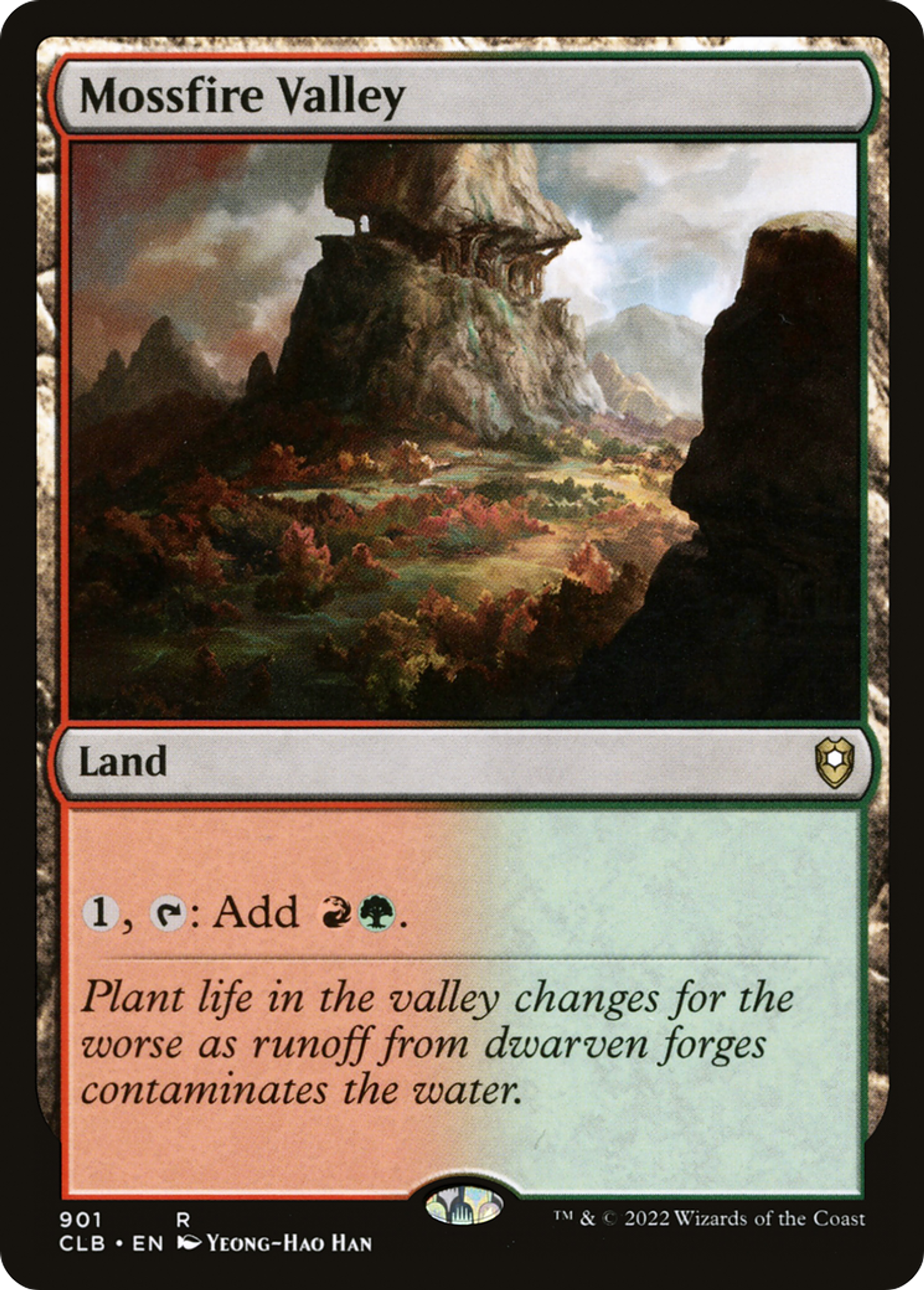 Vallée de Moussefeu — Commander Legends: Battle for Baldur's Gate — Magic: The Gathering