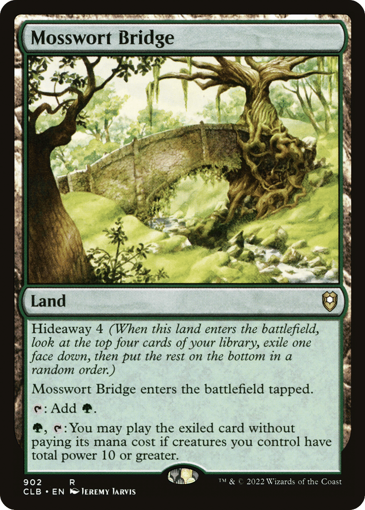 Mosswort Bridge — Commander Legends: Battle for Baldur's Gate — Magic: The Gathering